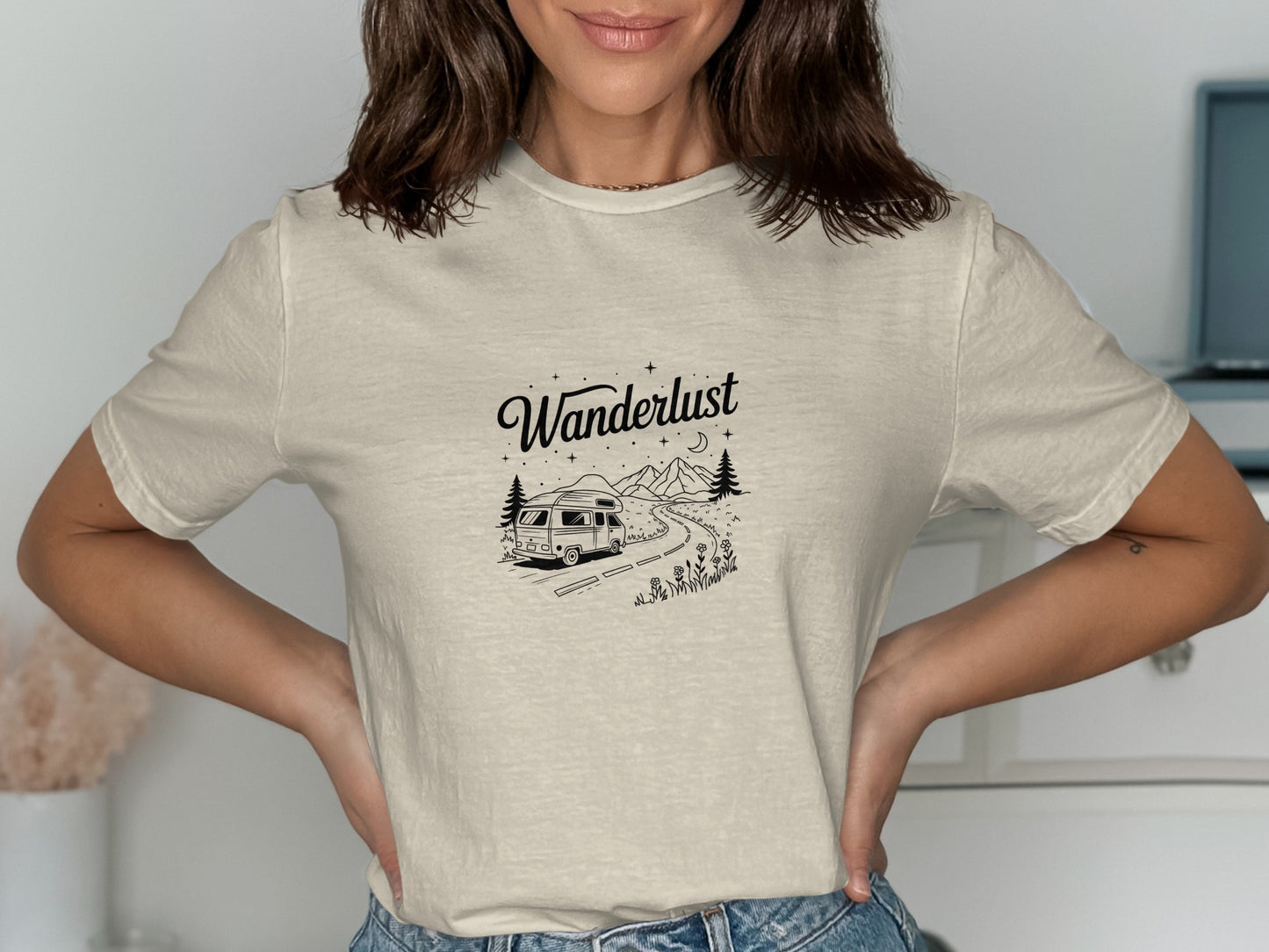 Wanderlust Scenic Graphic Casual Tee Shirt product type