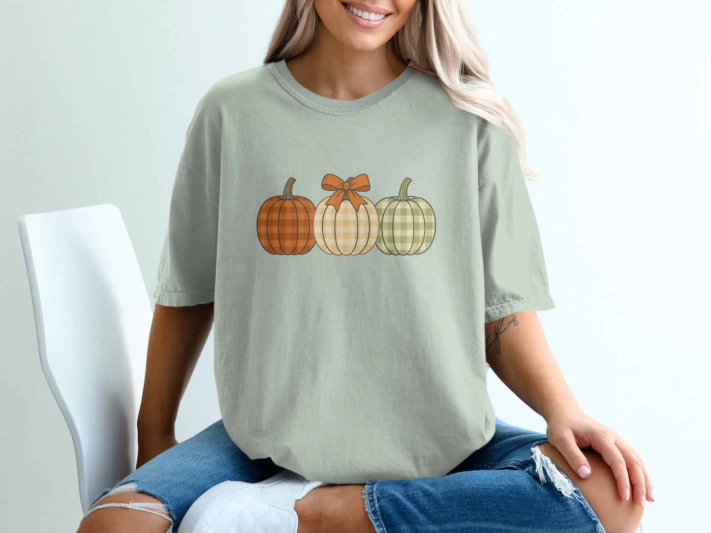 Cute Graphic Pumpkins Tee Casual Shirt product