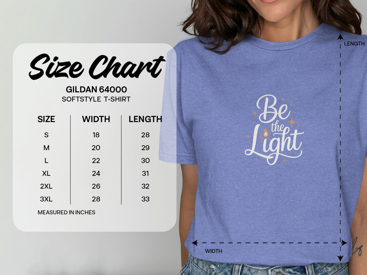 Be the Light Printed Softstyle T-Shirt product
