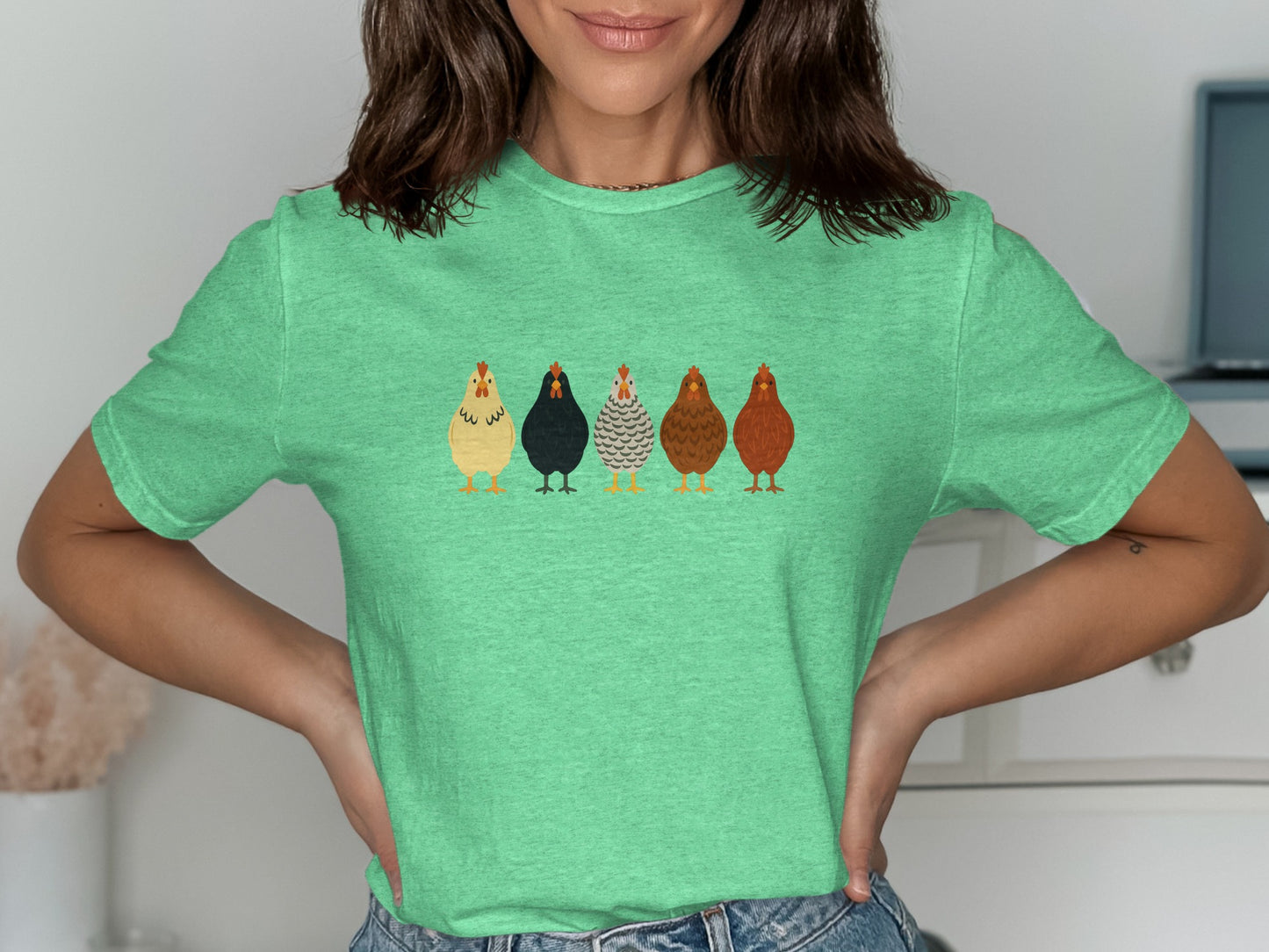 Charming Chicken Print Design Women's T-shirt product