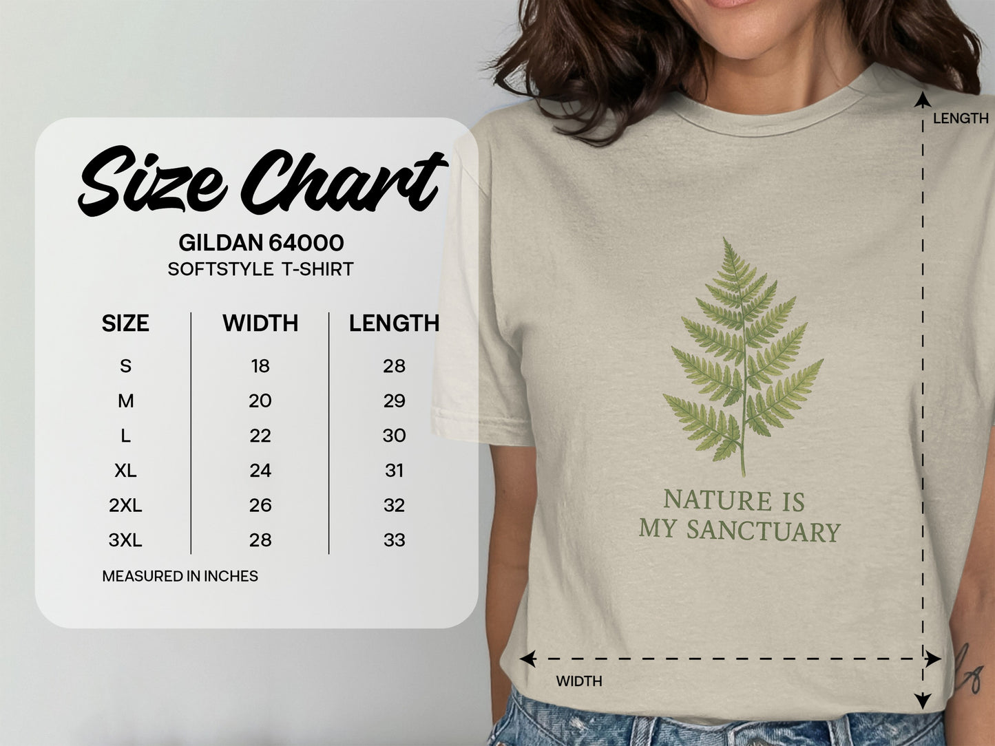 Nature Is My Sanctuary Softstyle T-Shirt product type