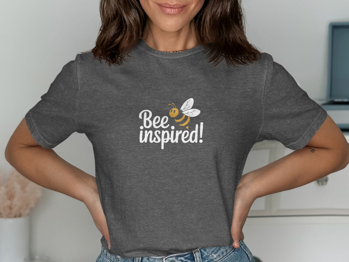Bee Inspired Graphic Tee Casual Wear Perfect Shirt Product Type