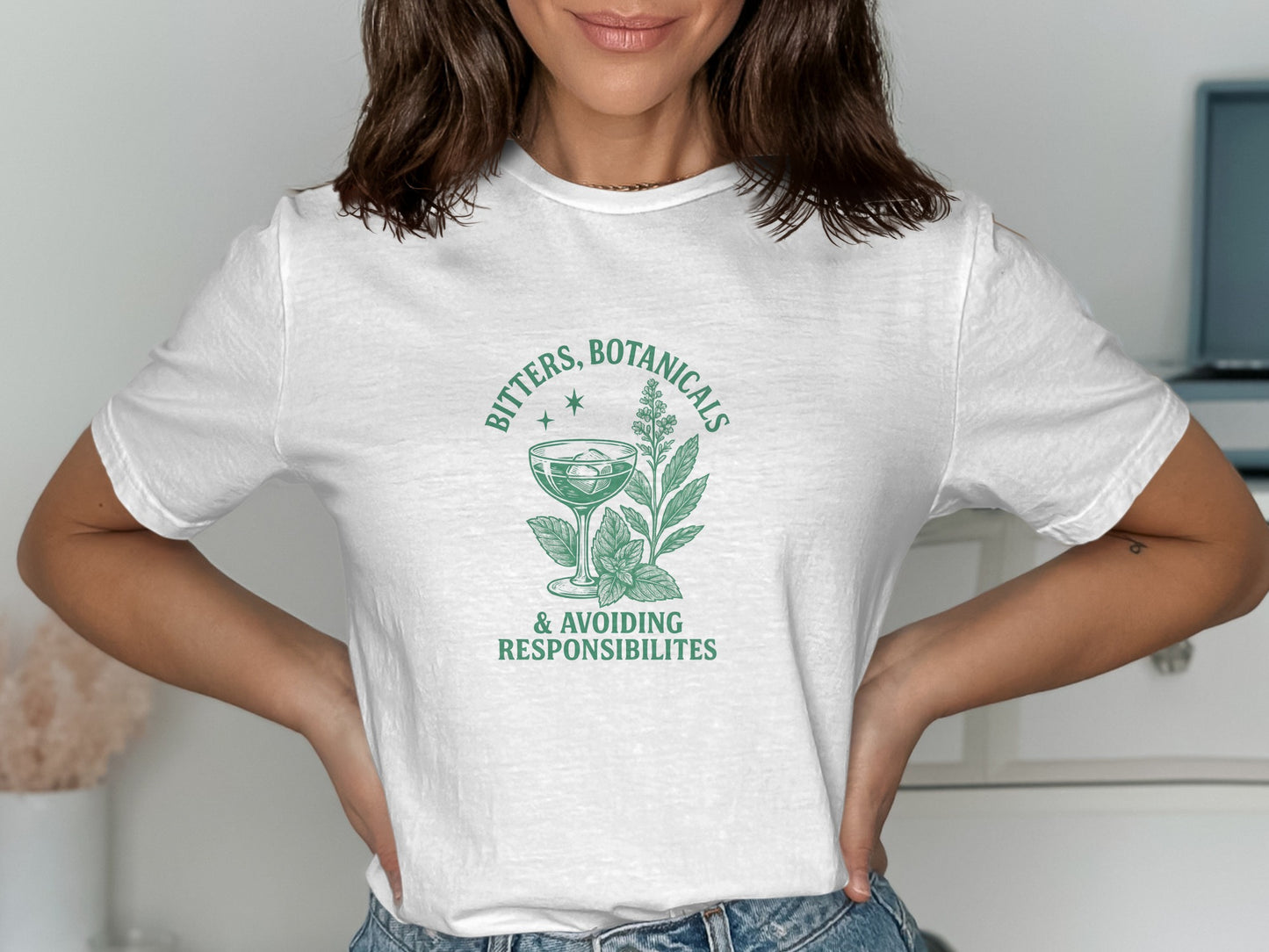 Bitters Botanicals Avoiding Responsibilities T-shirt
