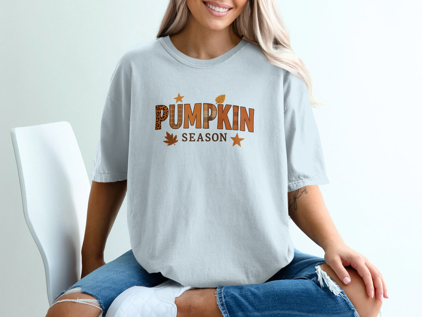 Pumpkin Season Graphic Tee Unisex Casual T-shirt product