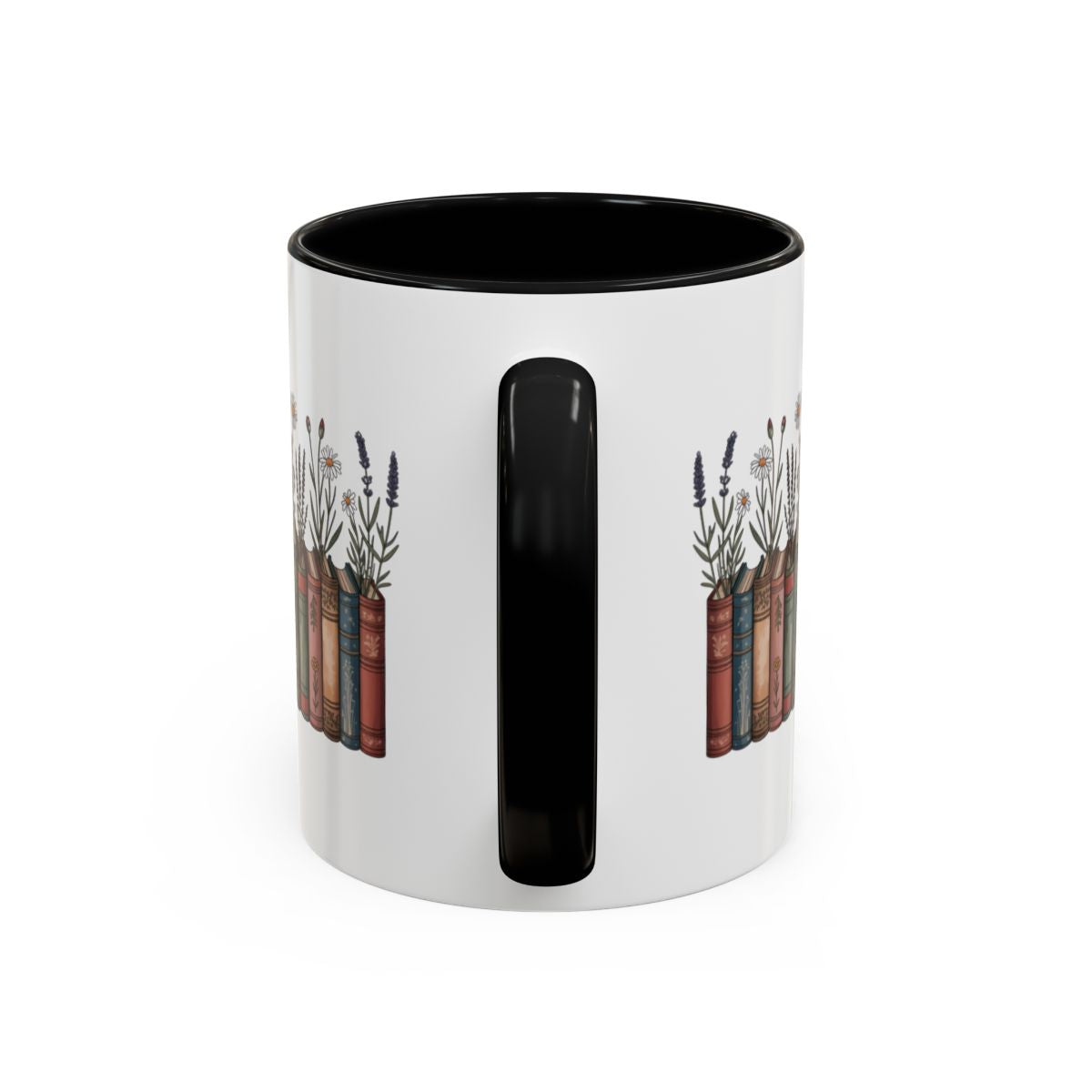 Vintage Books and Lavender Design Mug Product