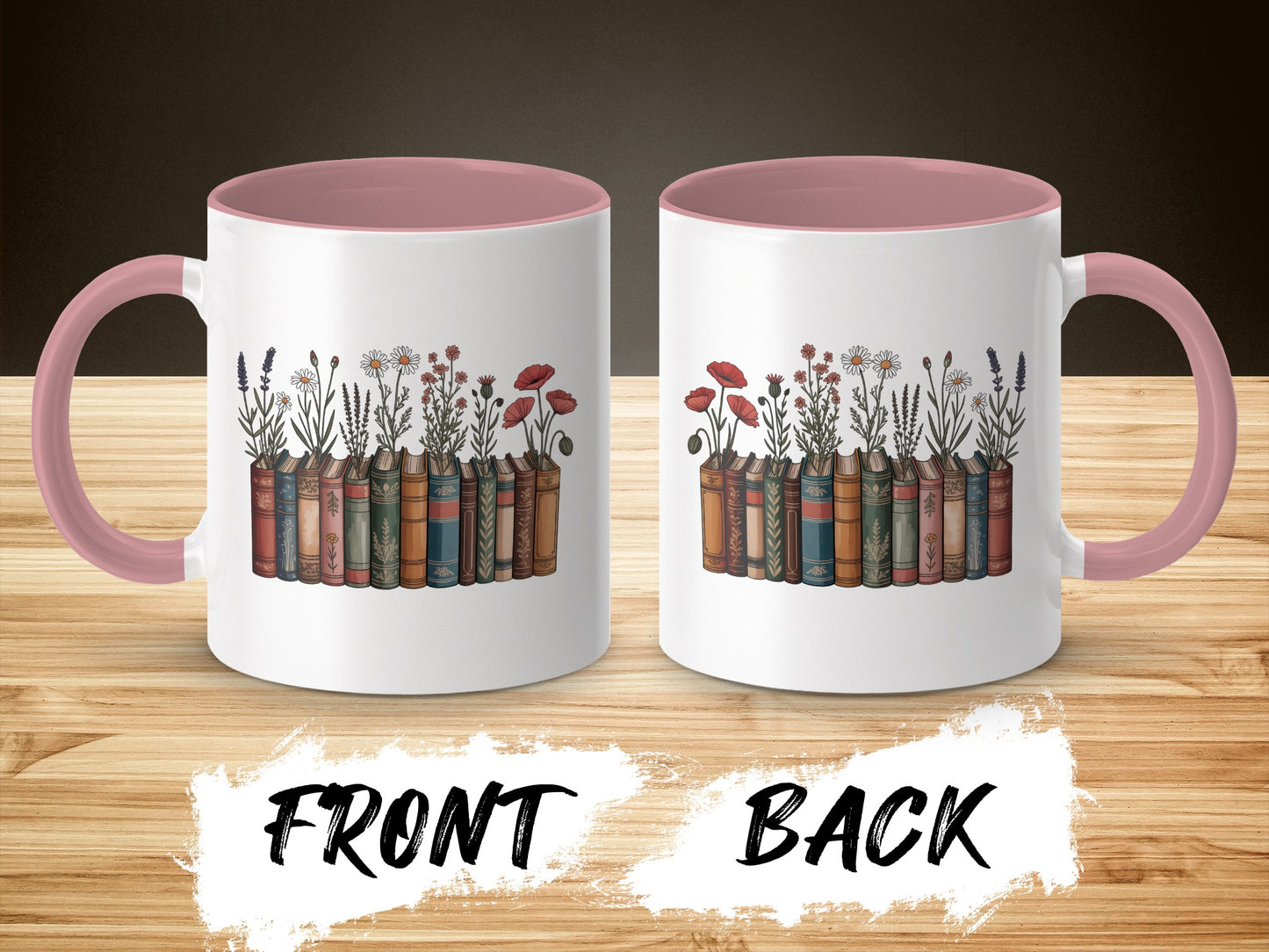 Colorful Book Collection Design Mug product type