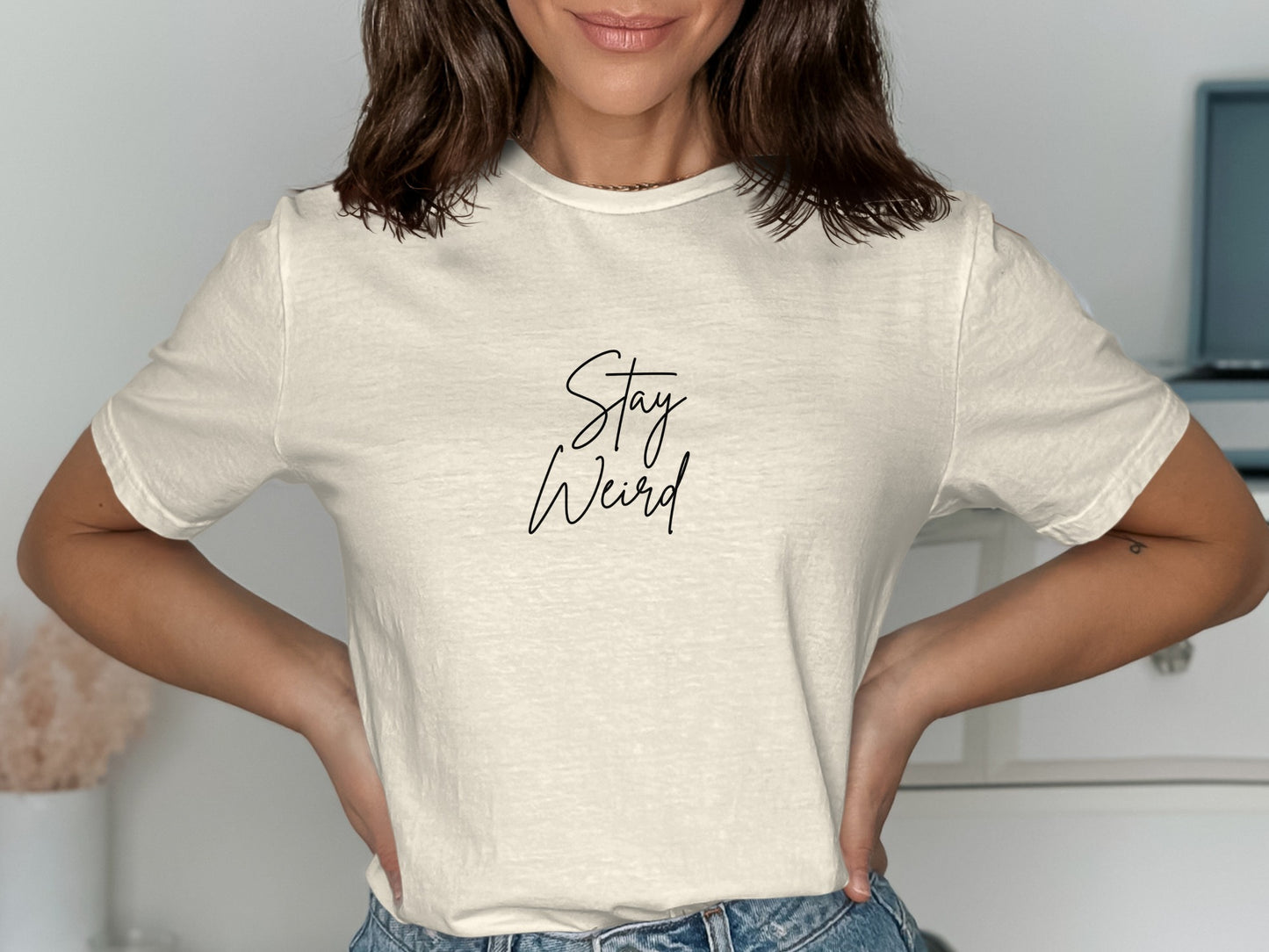 Stay Weird Graphic Tee product