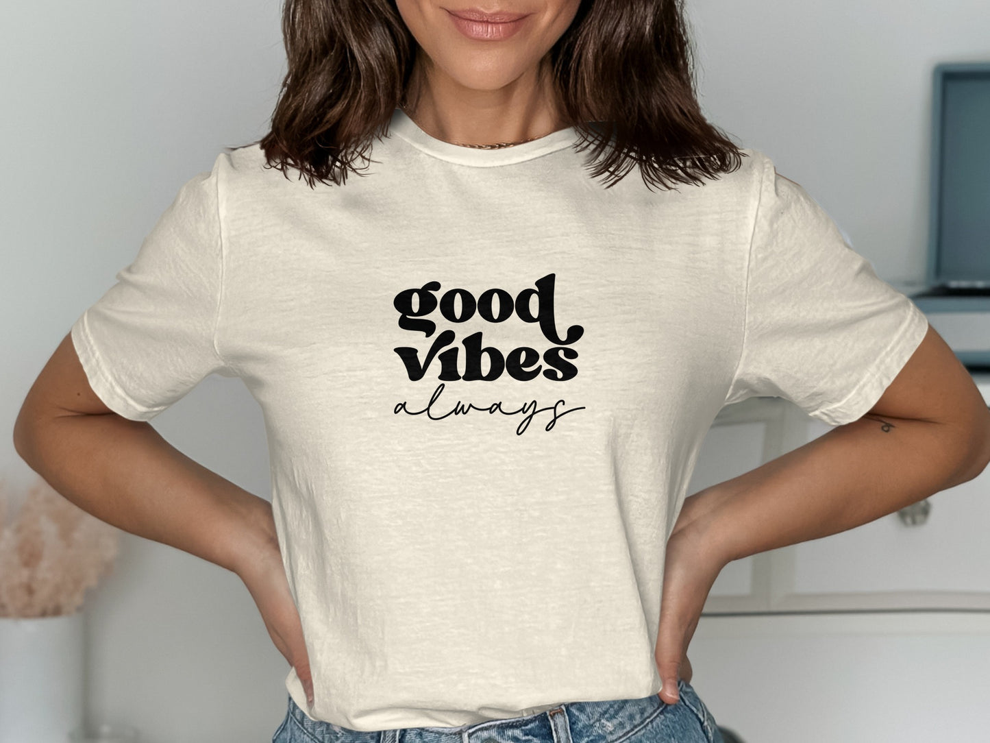 Good Vibes Always Inspirational Tee product