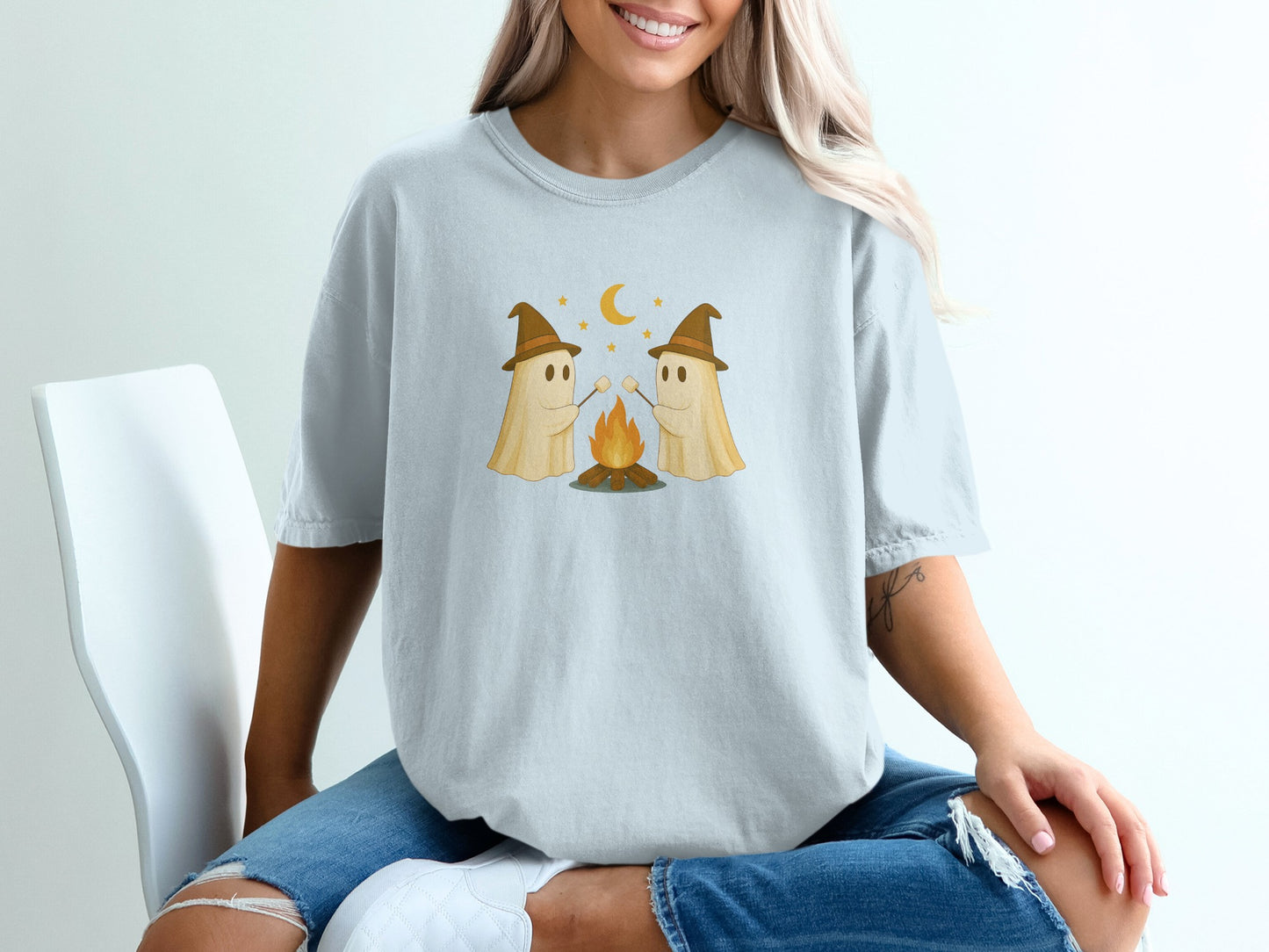 Cute Ghosts by Campfire Graphic T-shirt product type