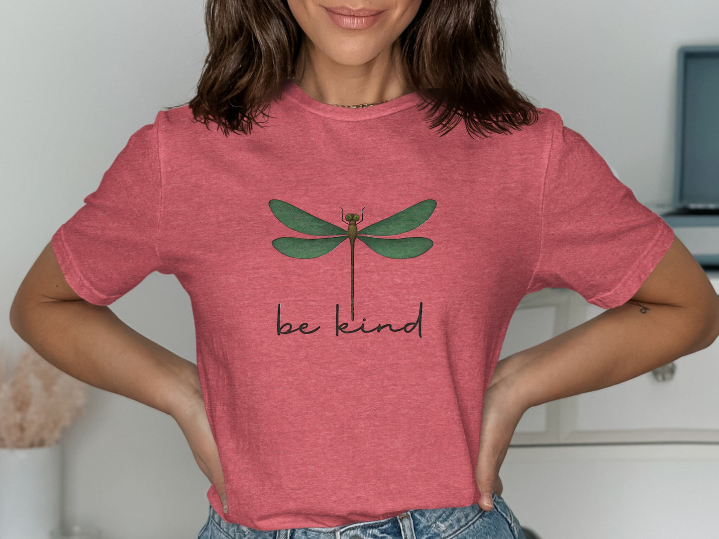 Be Kind Dragonfly Graphic Tee Shirt product type