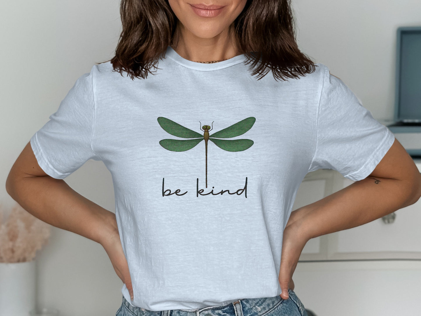 Be Kind Dragonfly Graphic Tee Shirt product
