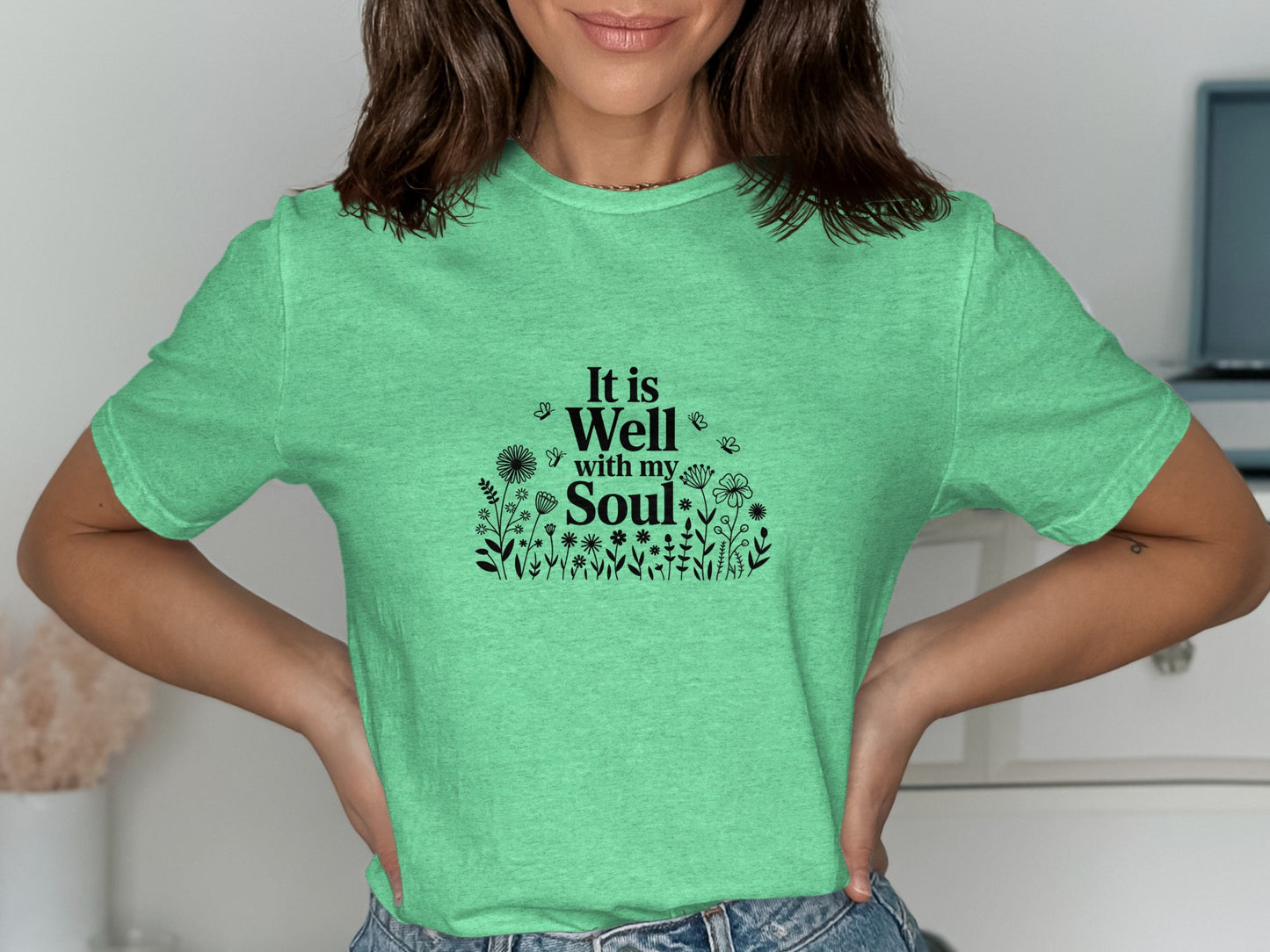 It is Well with my Soul Inspirational Quote T-shirt product