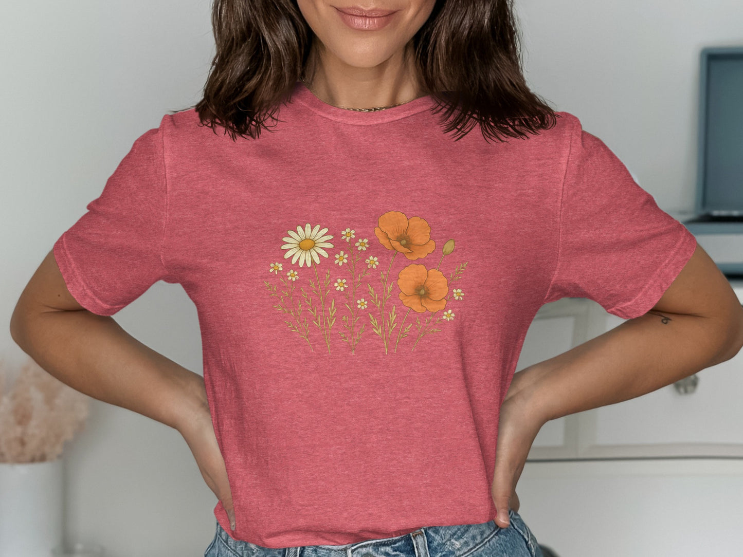 Floral Blossom Design Women's T-Shirt product type