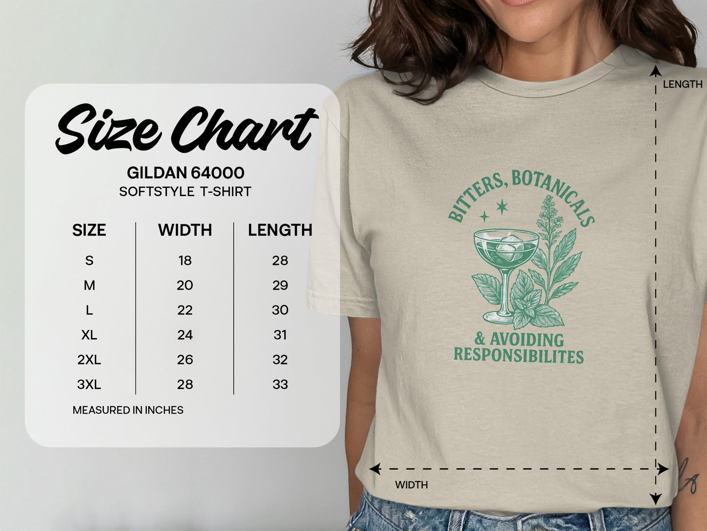 Bitters Botanicals Avoiding Responsibilities T-shirt product