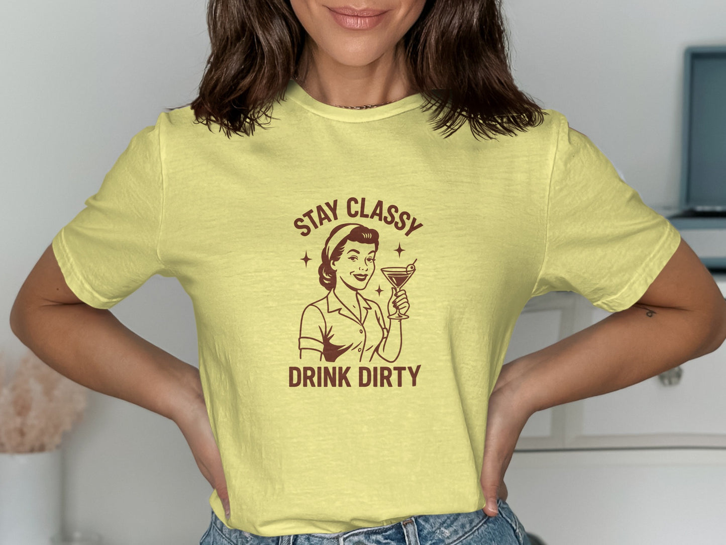 Stay Classy Drink Dirty Graphic Tee product type