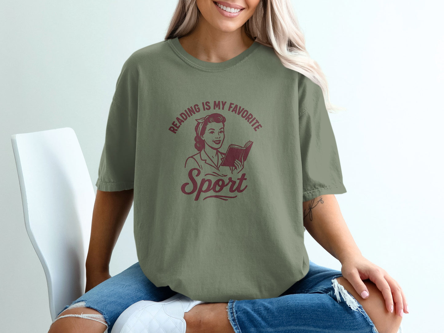 Reading Is My Favorite Sport Graphic T-Shirt product