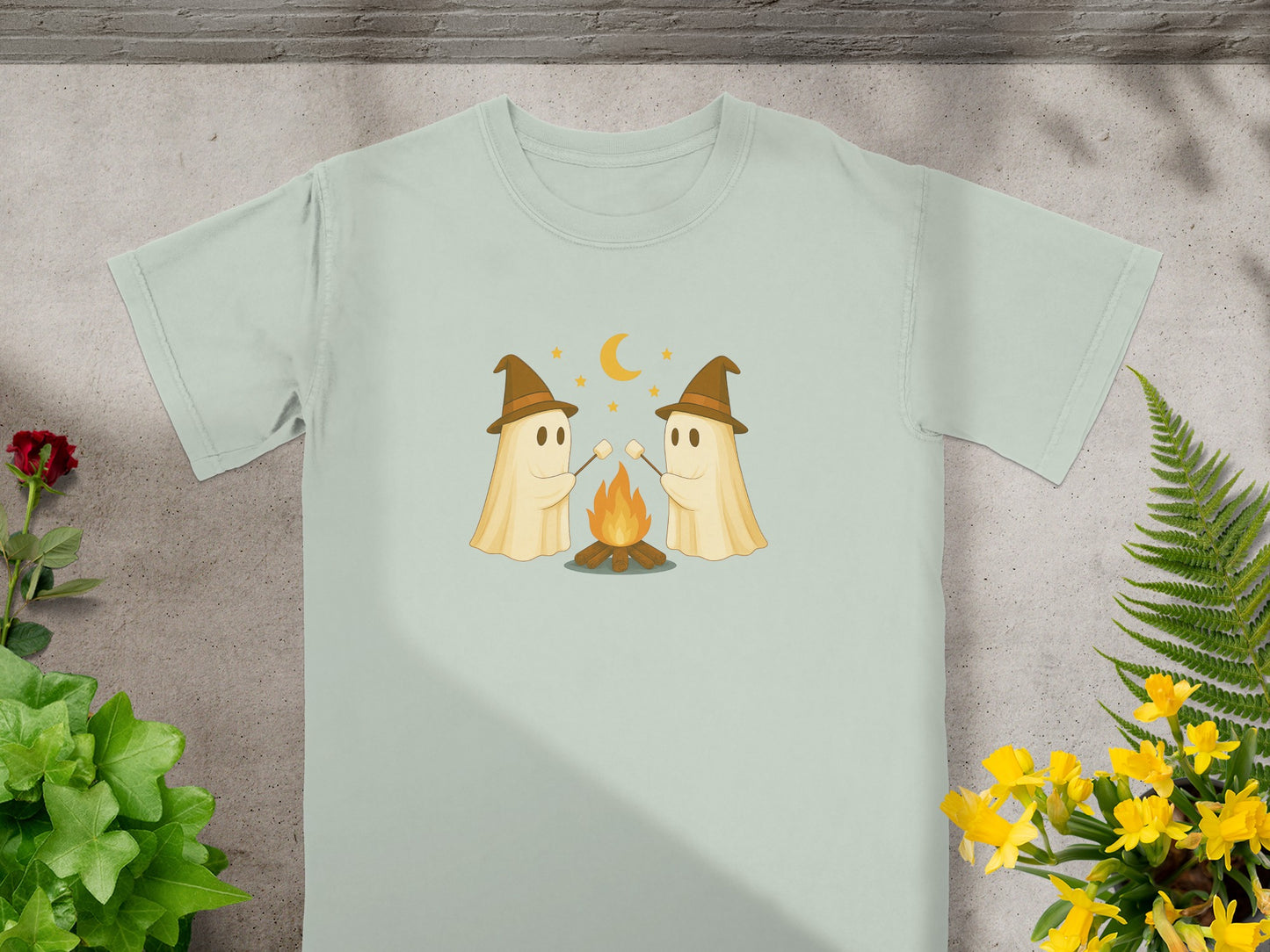 Campfire Ghosts Halloween Theme Casual Wear Apparel product type