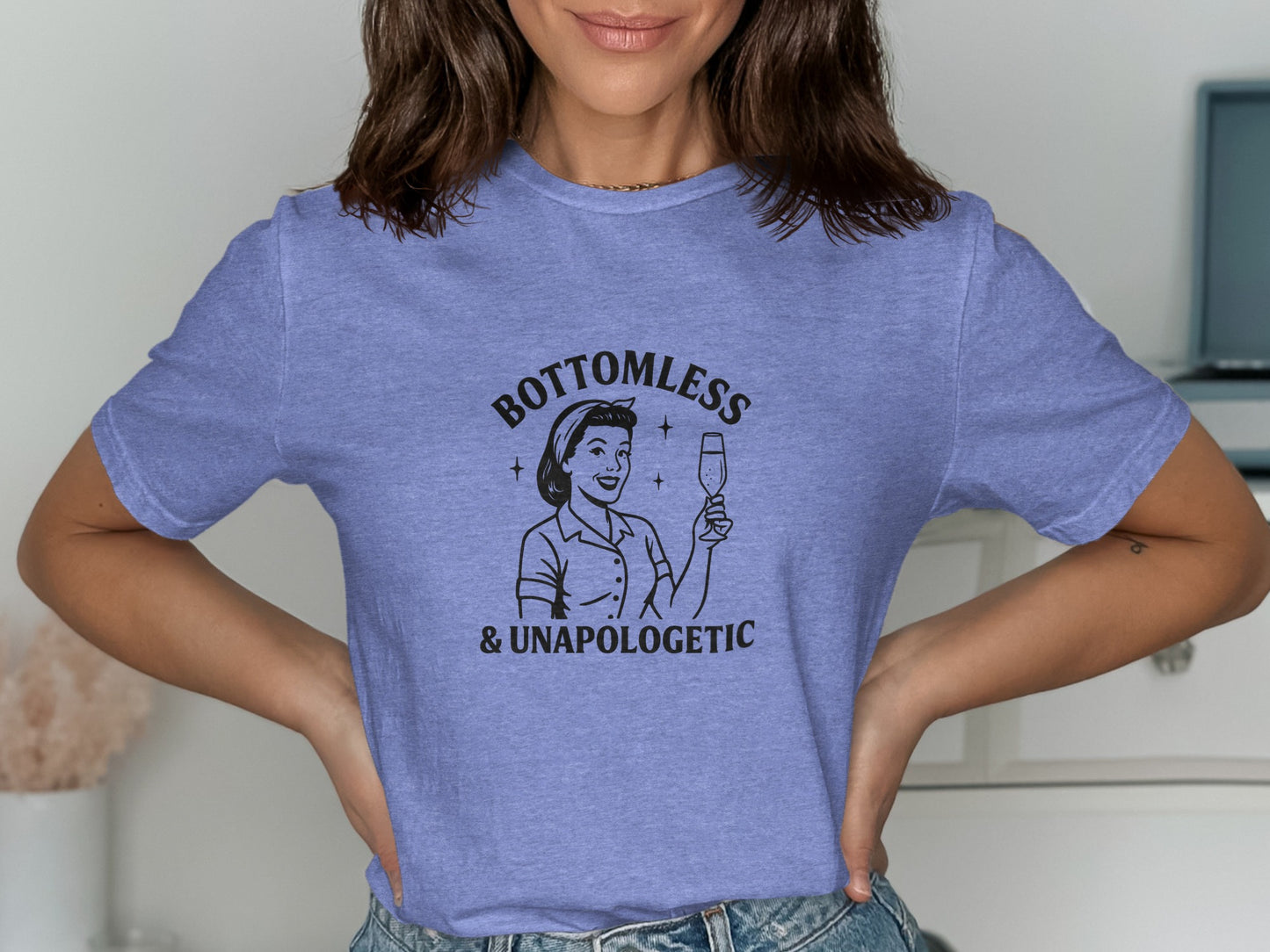 Bottomless and Unapologetic Graphic T-shirt Product