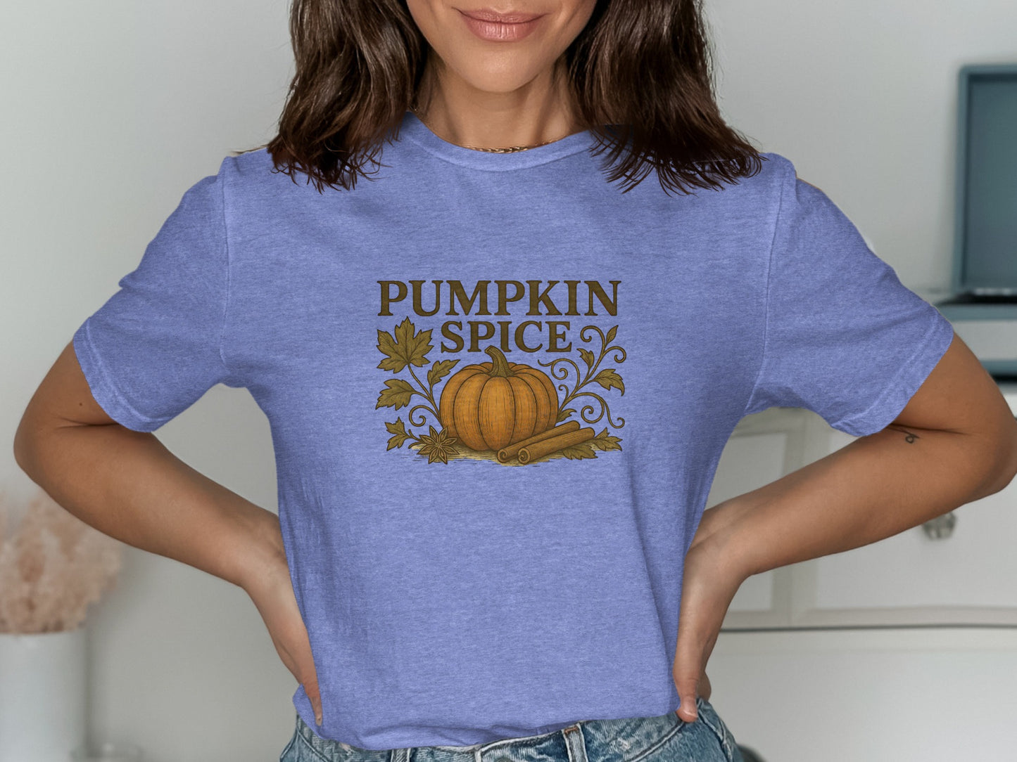 Pumpkin Spice Graphic Short Sleeve Shirt product type