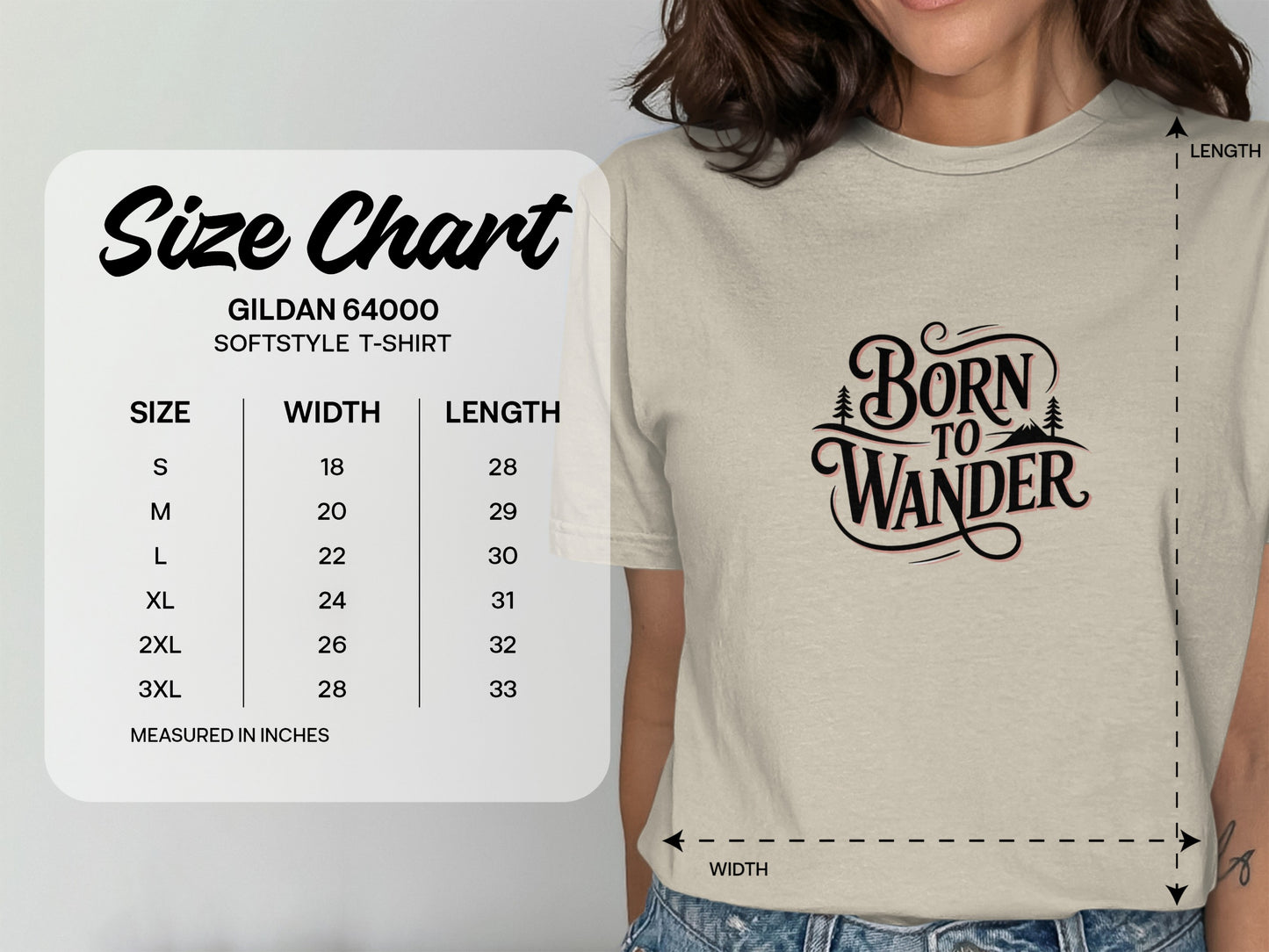 Born to Wander Graphic T-Shirt product