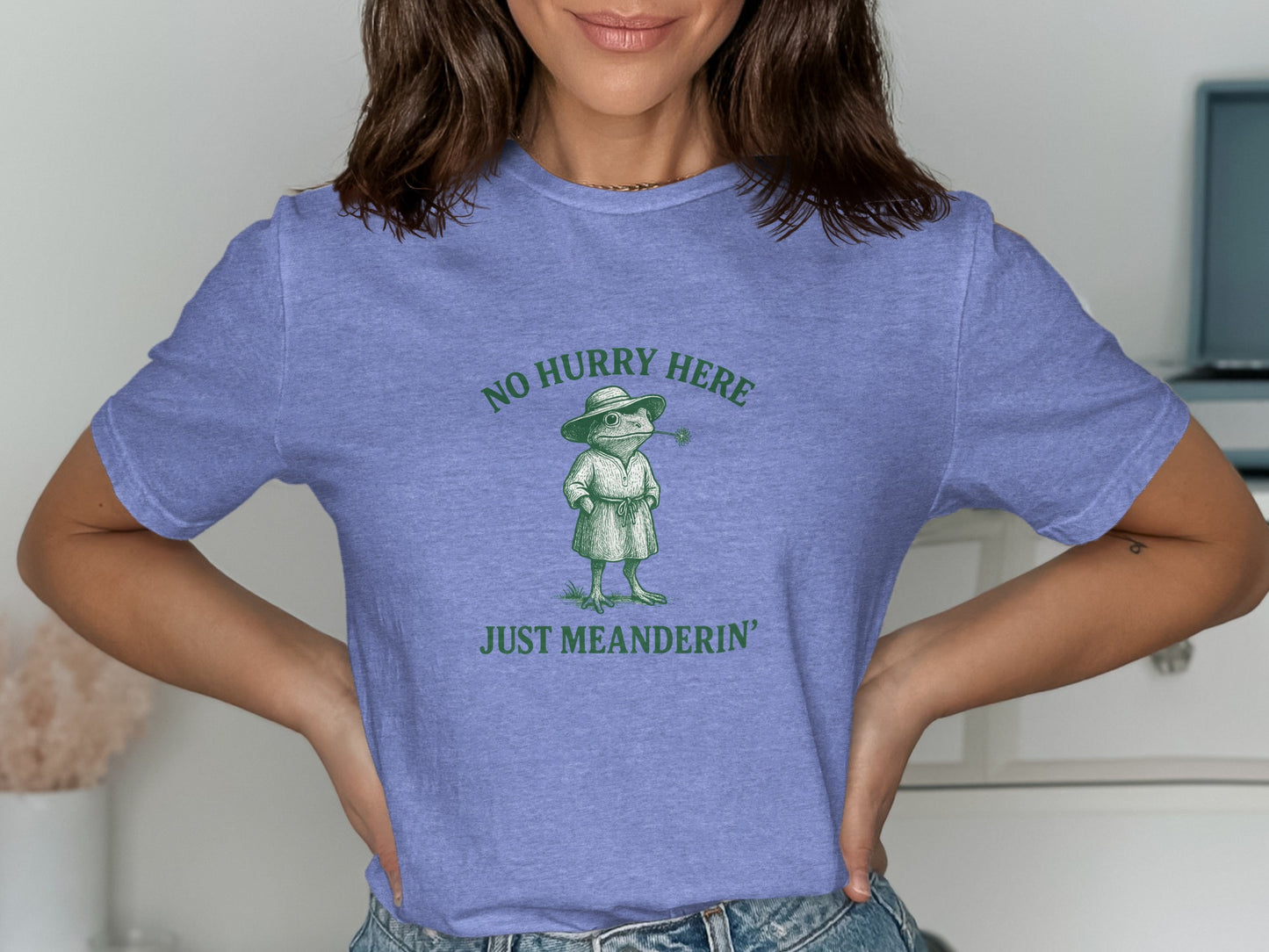 No Hurry Here Just Meanderin Graphic T-Shirt product type