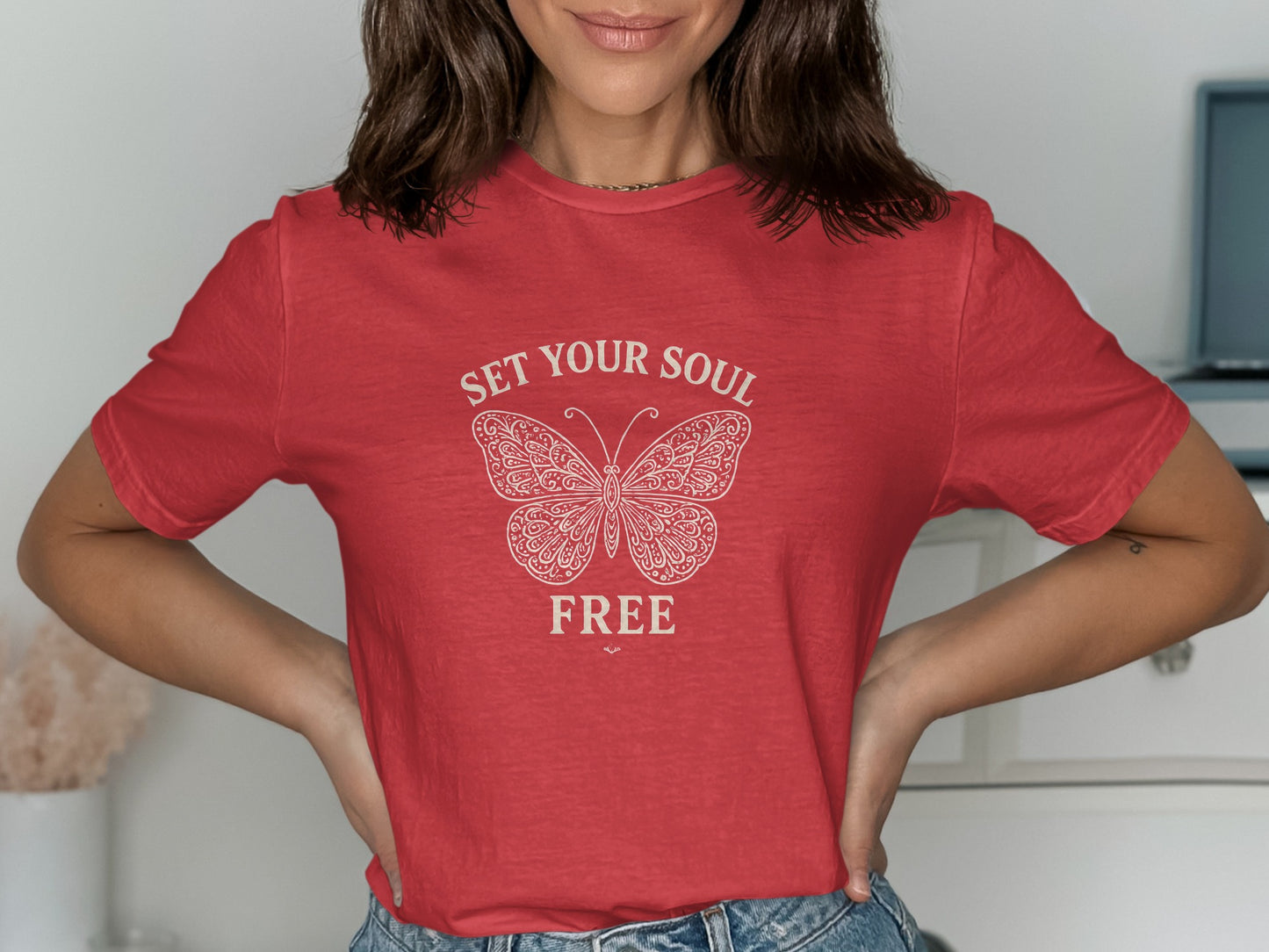 Set Your Soul Free Butterfly Design Shirt product