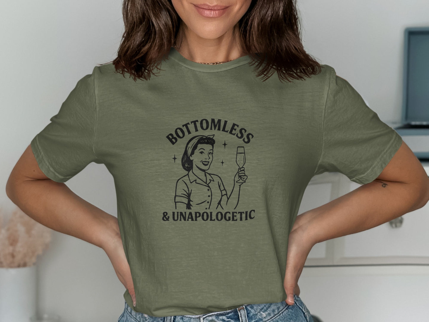 Bottomless and Unapologetic Graphic Tee product type
