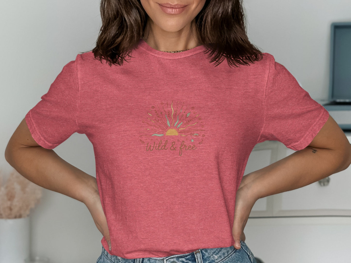 Wild and Free Printed Graphic T-Shirt product type