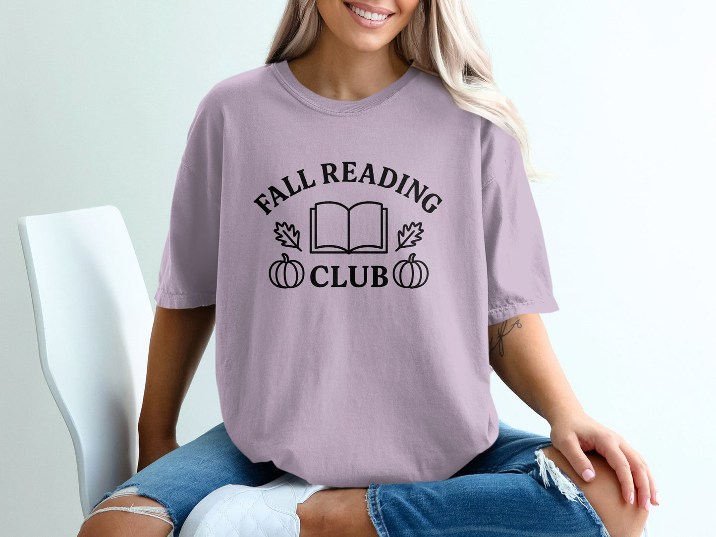 Fall Reading Club Graphic Tee Shirt product