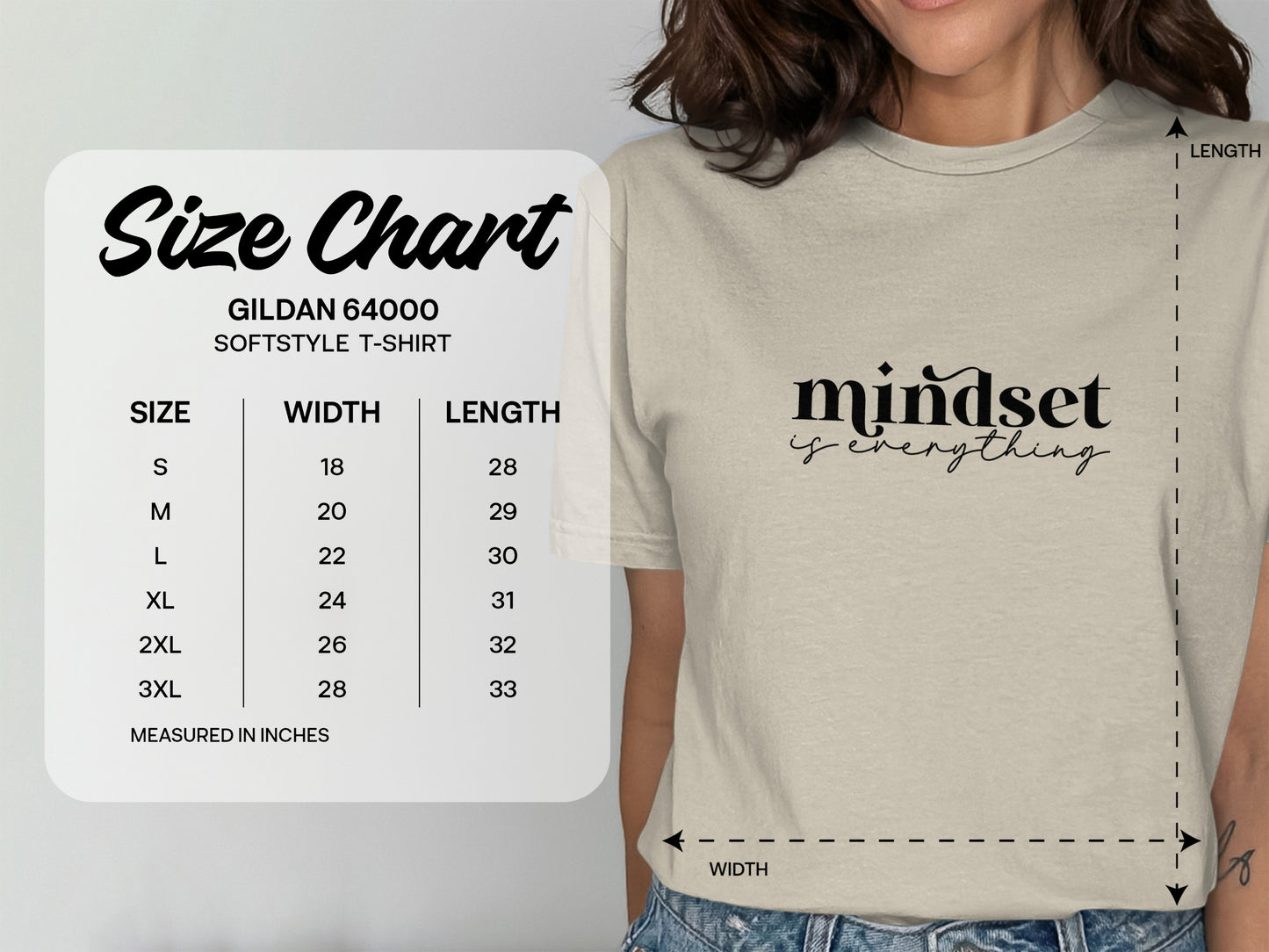 Mindset is Everything Softstyle T-shirt product type