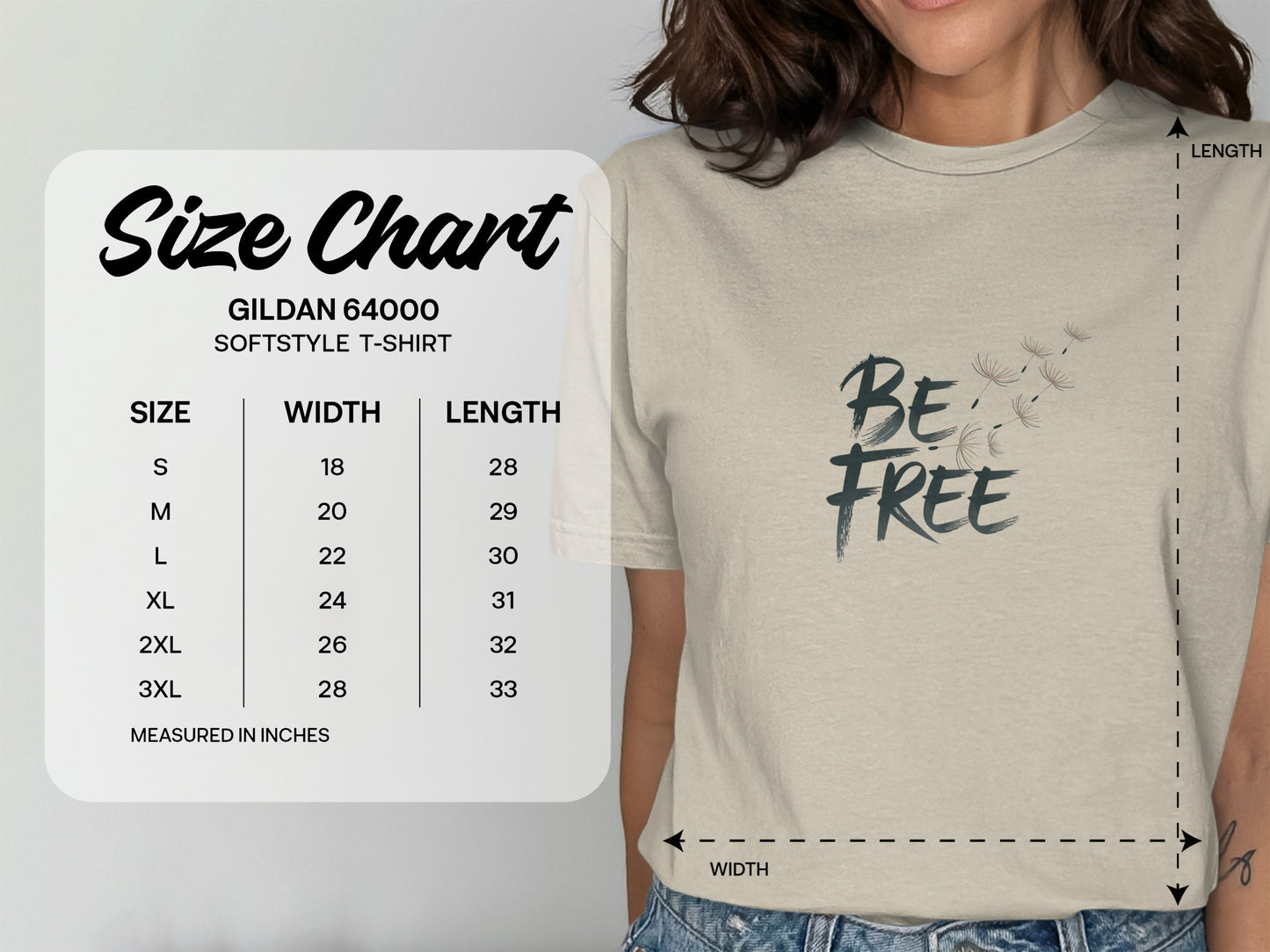 Be Free Softstyle T-Shirt Inspirational product
