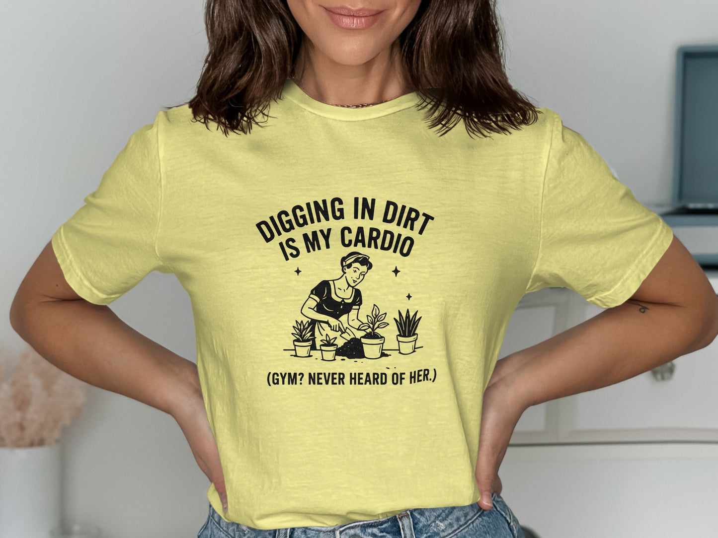 Digging in Dirt is My Cardio Funny Gardening T-shirt product type