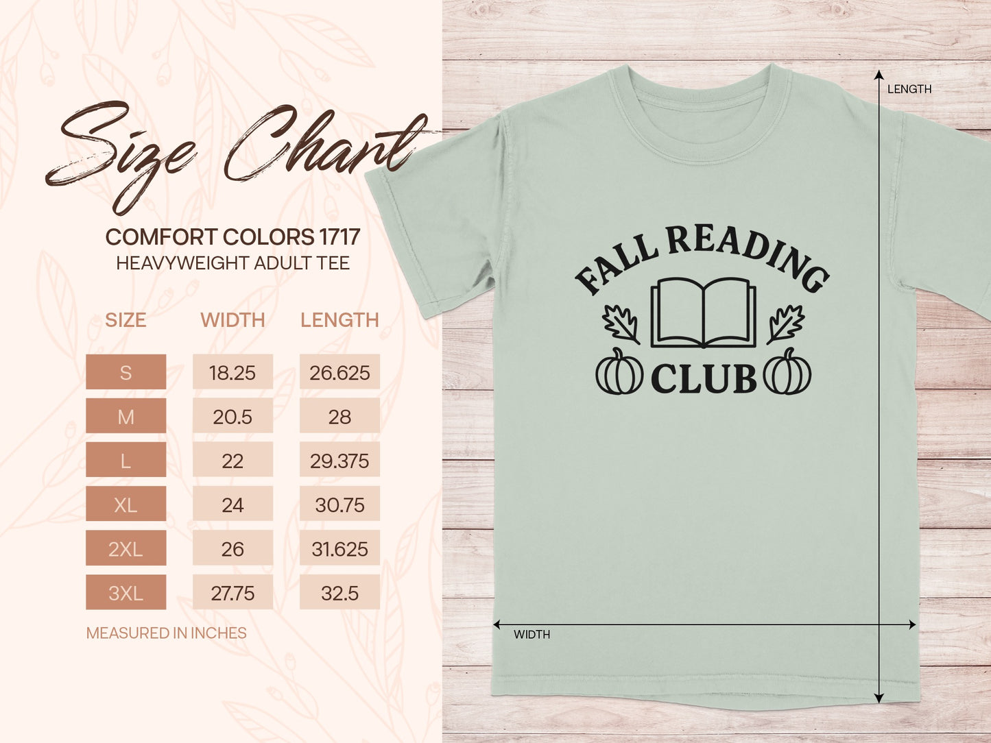 Fall Reading Club Printed Adult Tee product