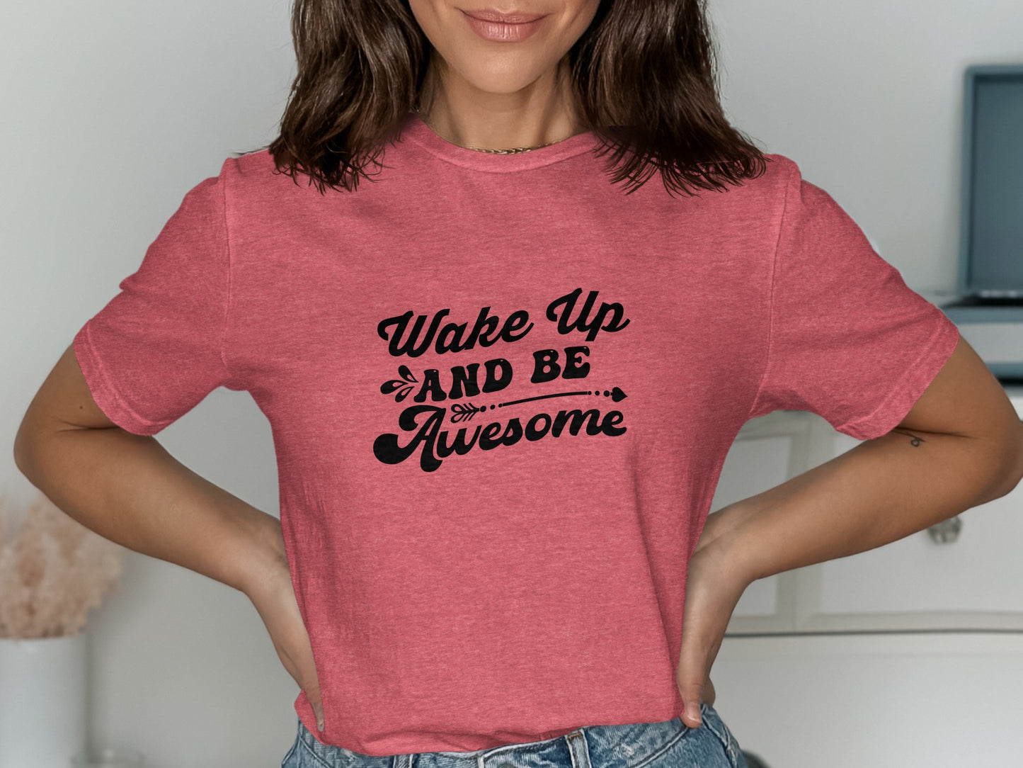 Wake Up And Be Awesome Graphic Tee product