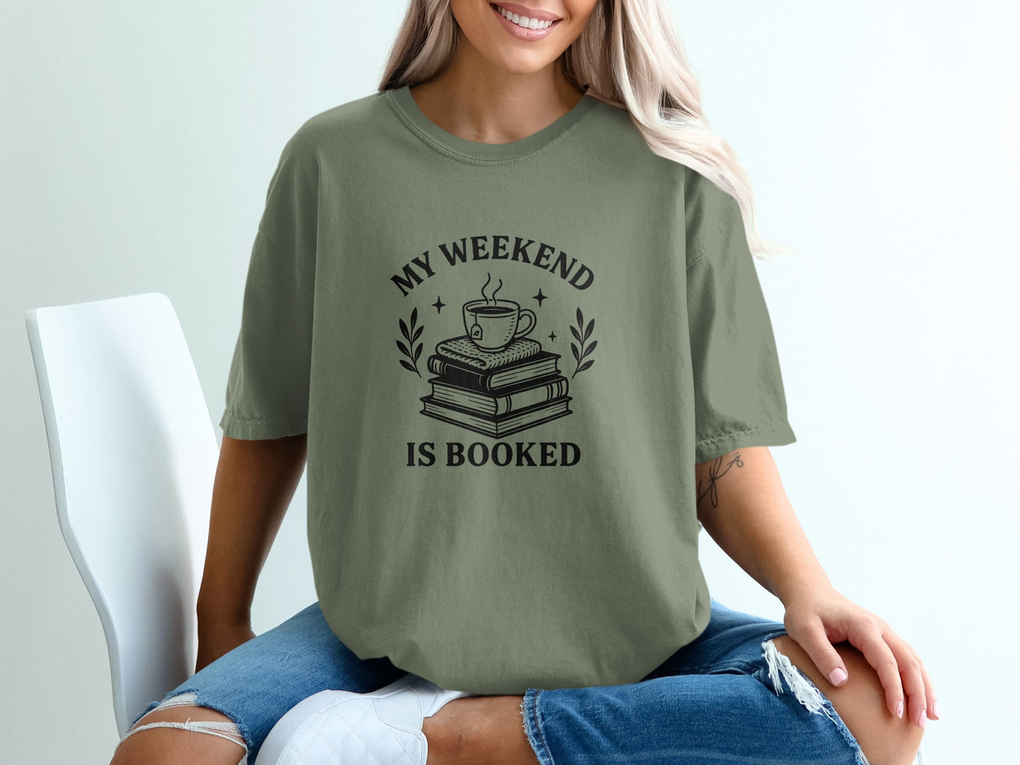 My Weekend is Booked Graphic Tee Shirt product type