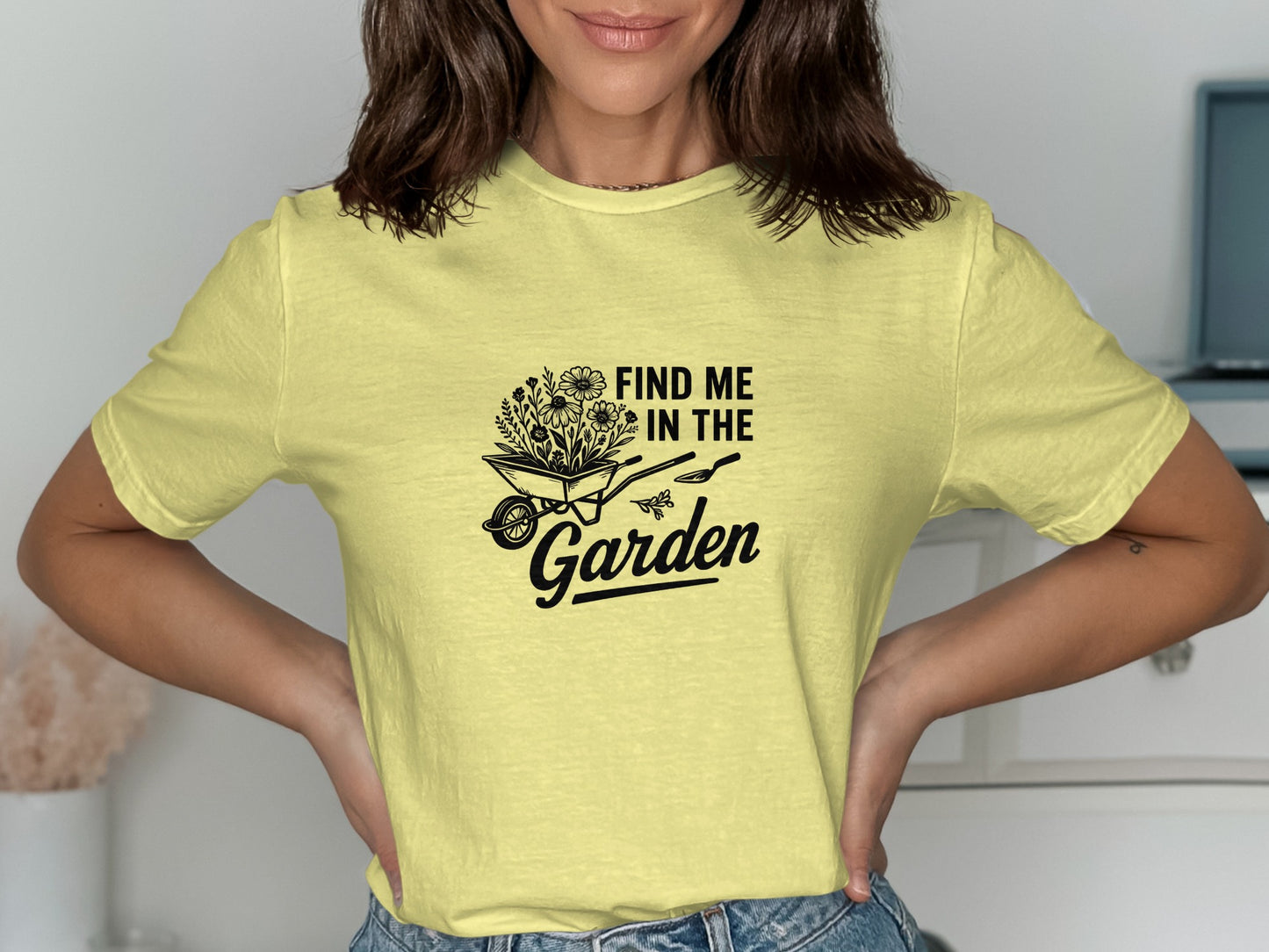Find Me In The Garden Printed T-shirt product