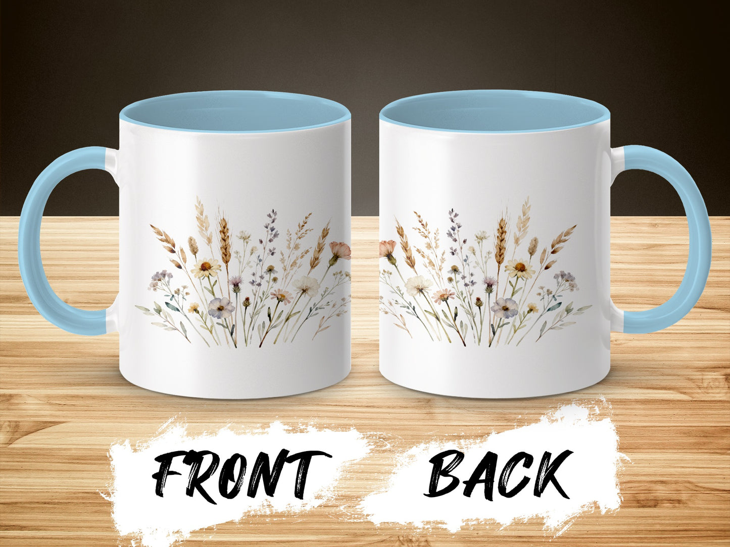 Beautiful Floral Designed Ceramic Mug Coffee Product