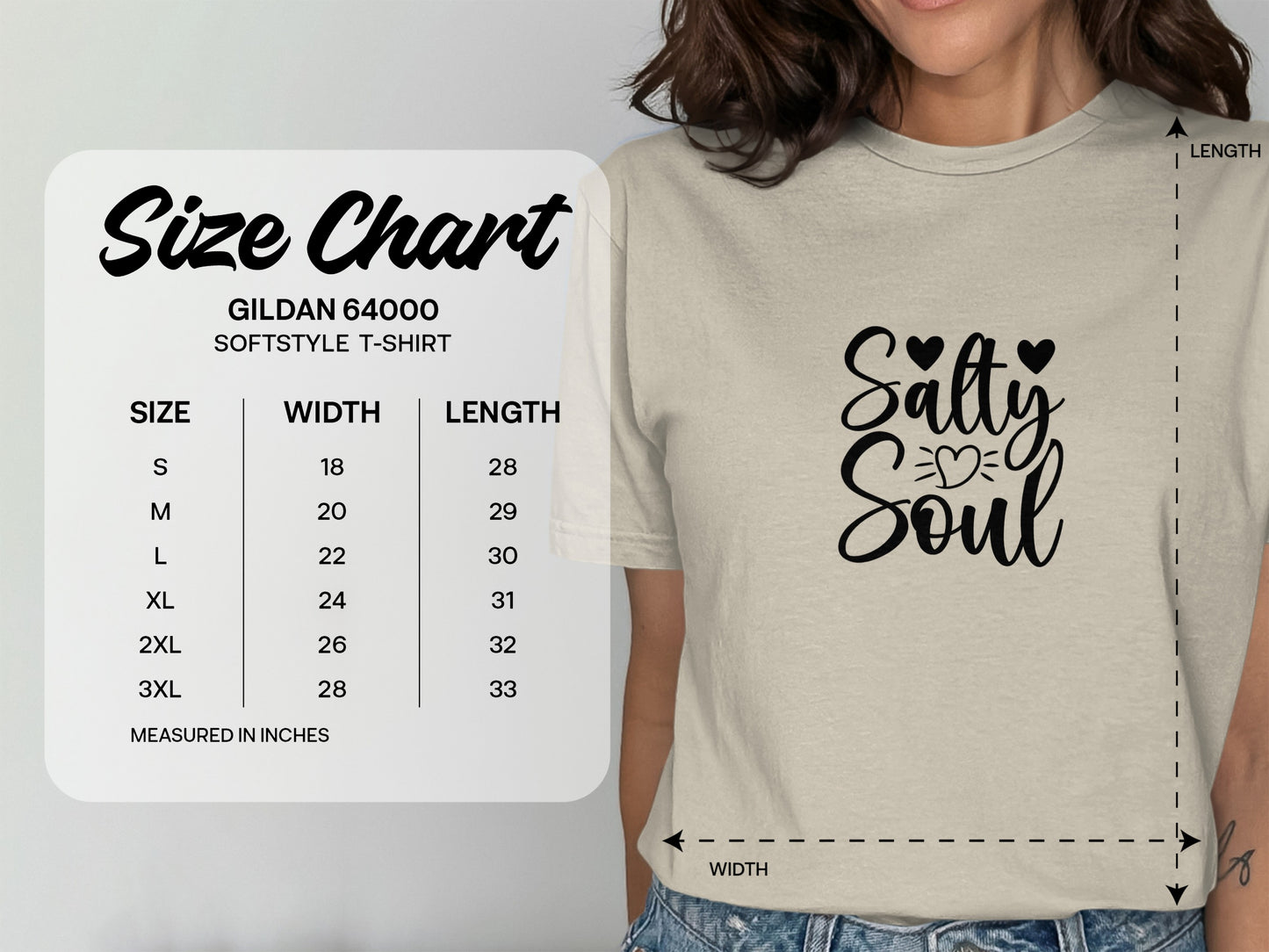 Salty Soul Statement Tee for Confident Individuals product type