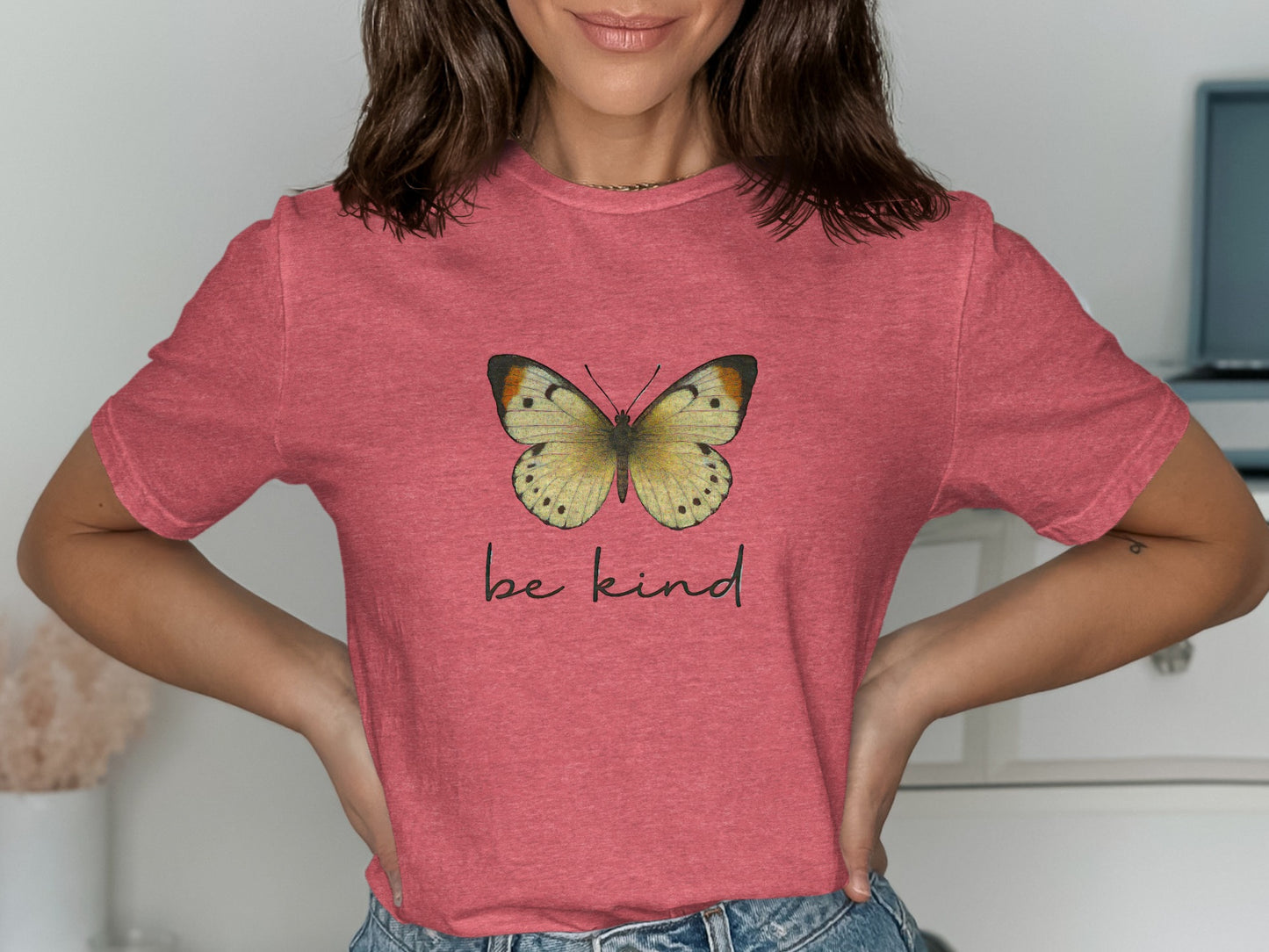 Be Kind Butterfly Graphic Tee Shirt product