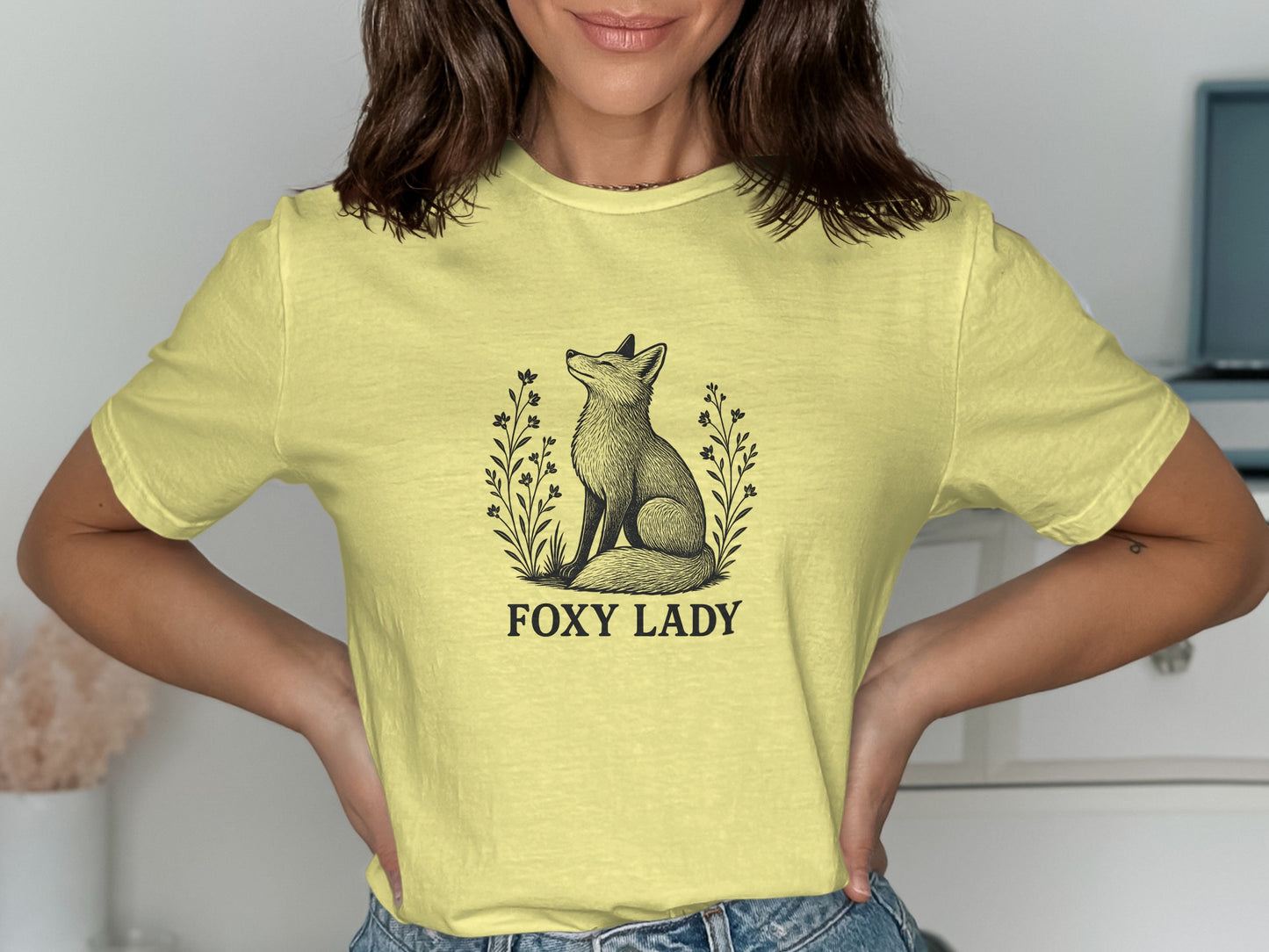 Foxy Lady Graphic Design Tee Shirt product type