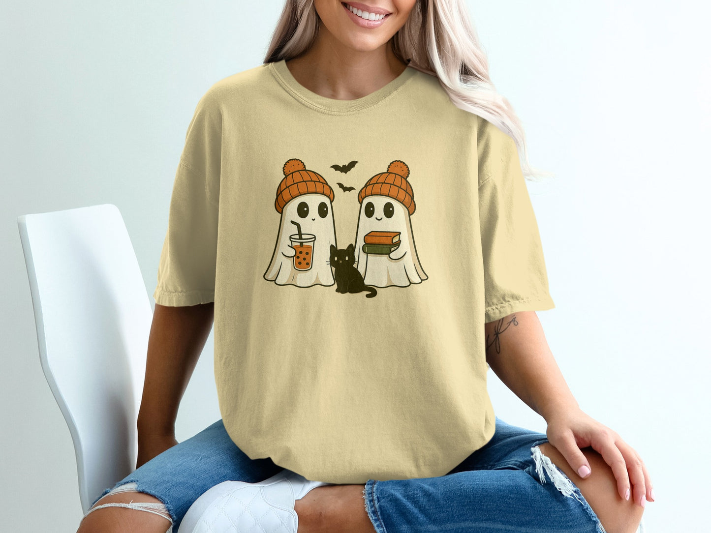 Funny Ghosts Halloween T-Shirt Perfect Spooky Product