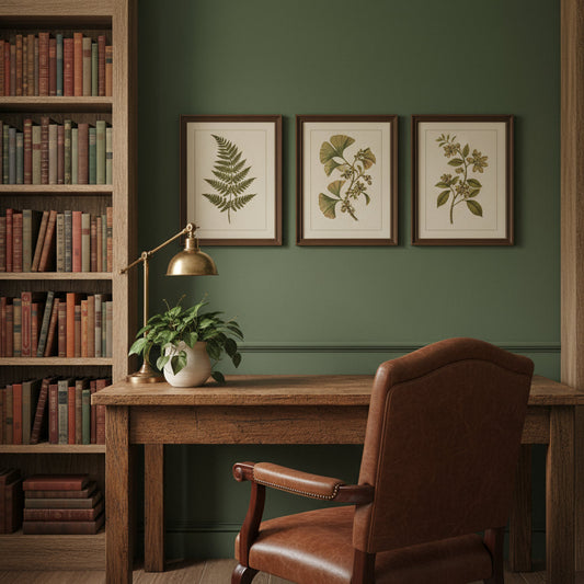 Cozy Nature-Inspired Home Decor: Botanical Wall Art