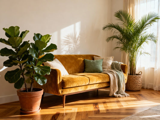 7 Inspiring Ideas for a Plant Filled Living Room