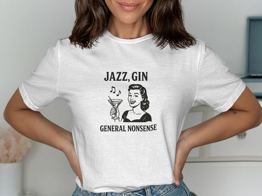Jazz Gin General Nonsense Printed T-shirt product type