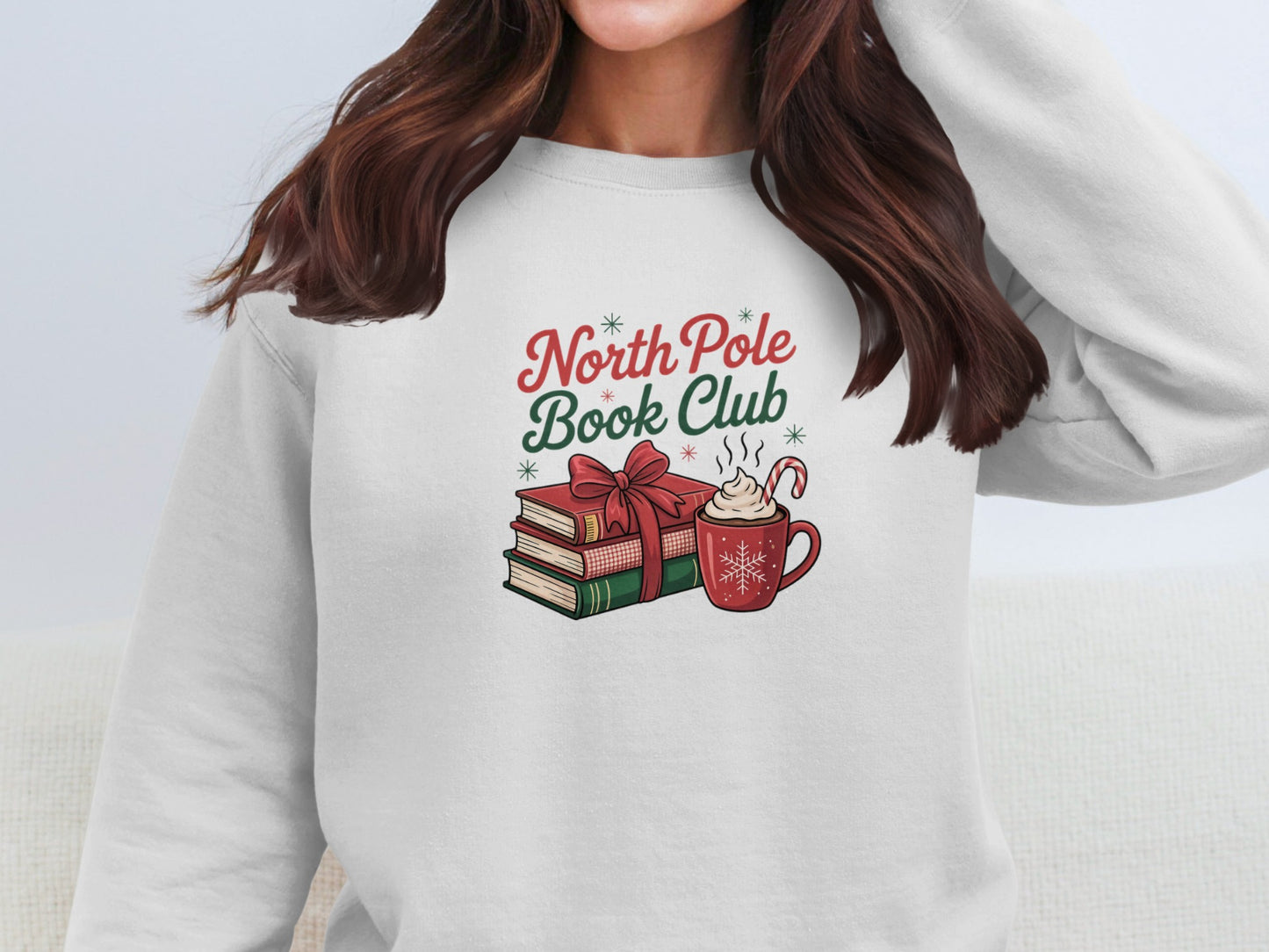 North Pole Book Club Graphic Sweatshirt