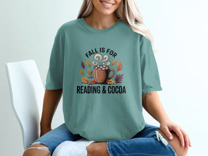 Fall Is For Reading & Cocoa Graphic Tee product