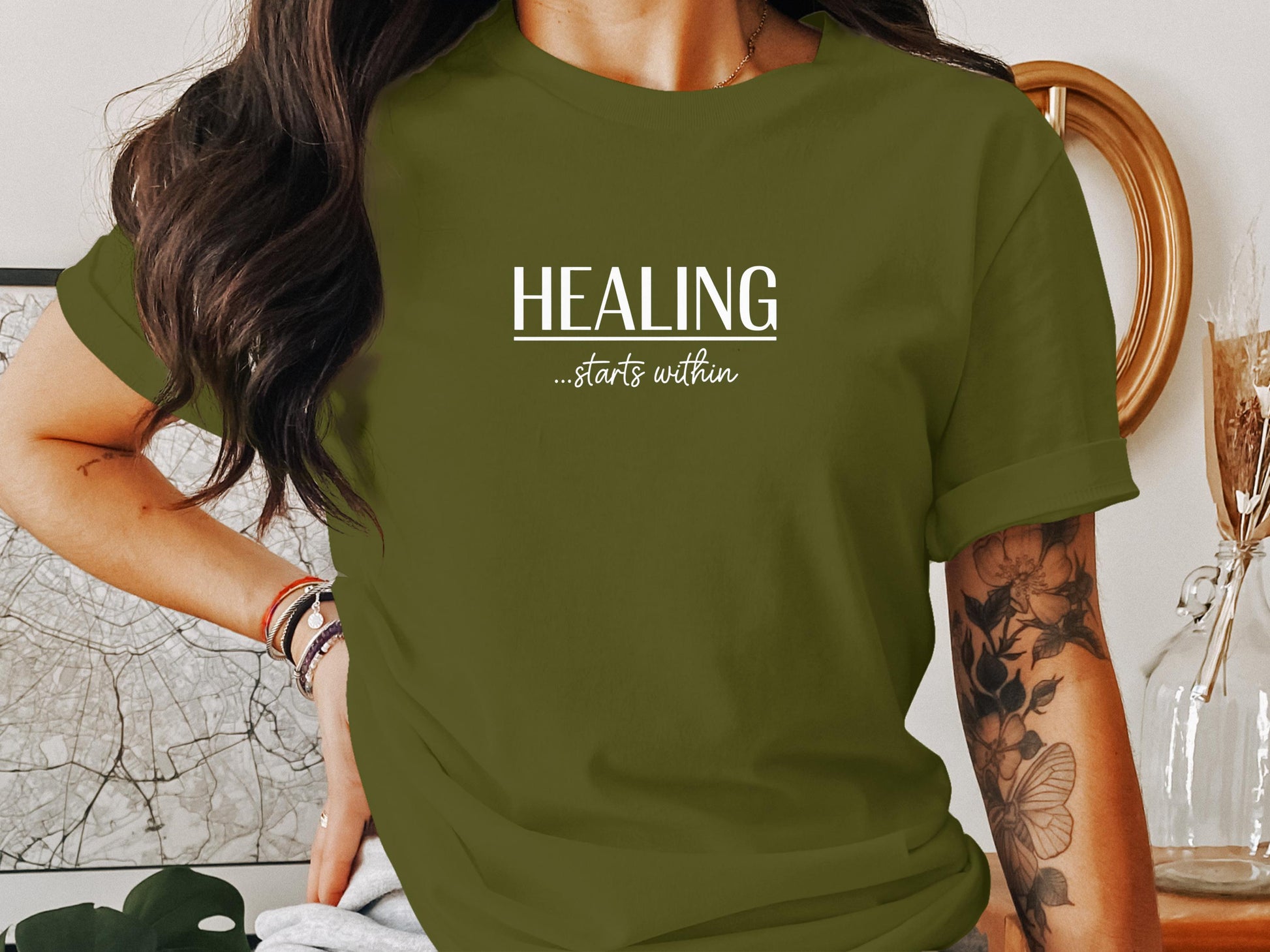 Healing Starts Within Graphic T-Shirt product type