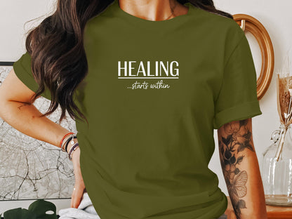 Healing Starts Within Graphic T-Shirt product type