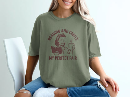 Reading and Coffee My Perfect Pair T-shirt product type
