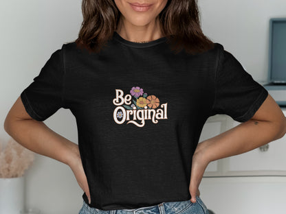 Be Original Floral Graphic Tee Blackshirt product